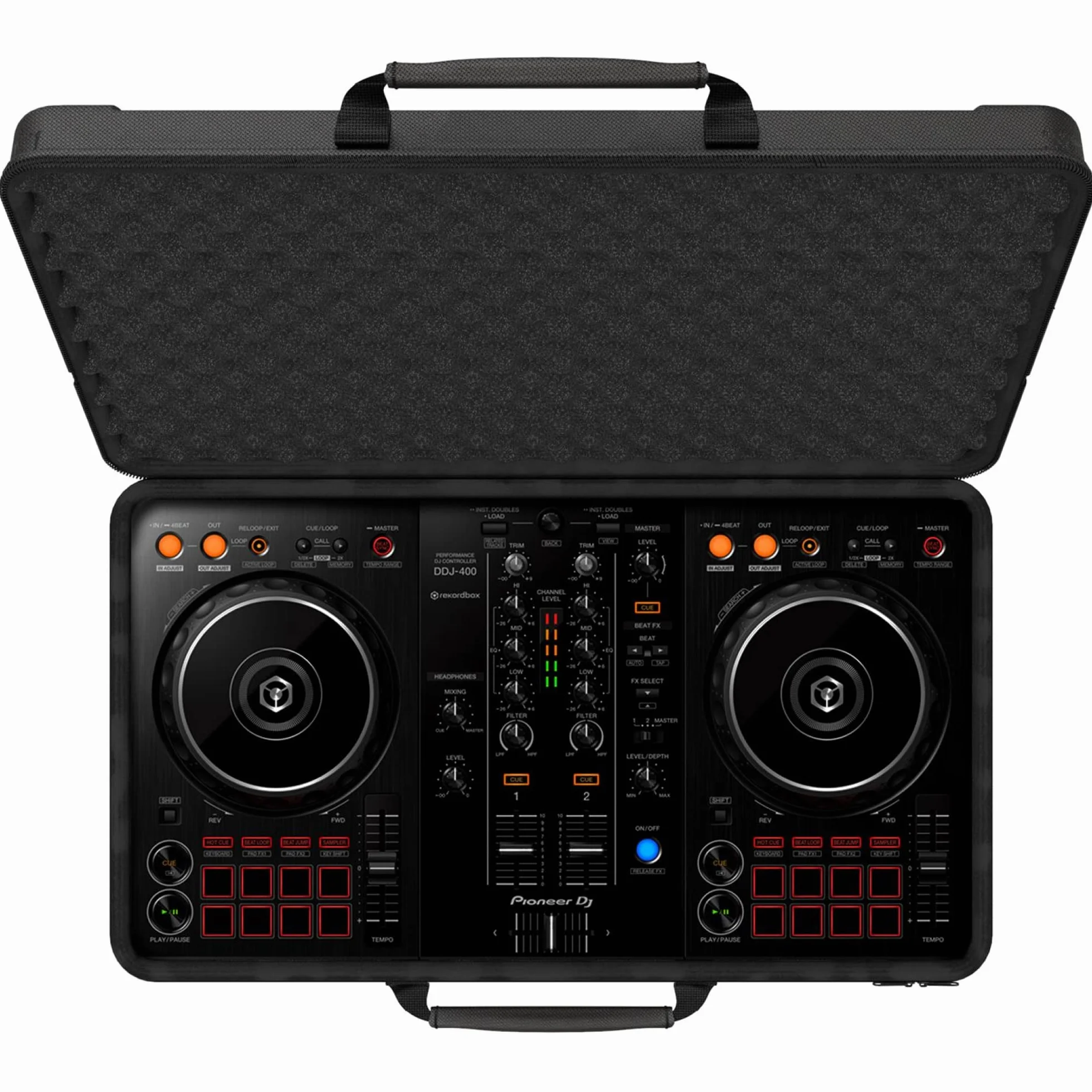 Audibax Atlanta Case 60 Bolsa Maleta para Pioneer DDJ-400 / SB3 / SB2 / Traktor S2 MK3