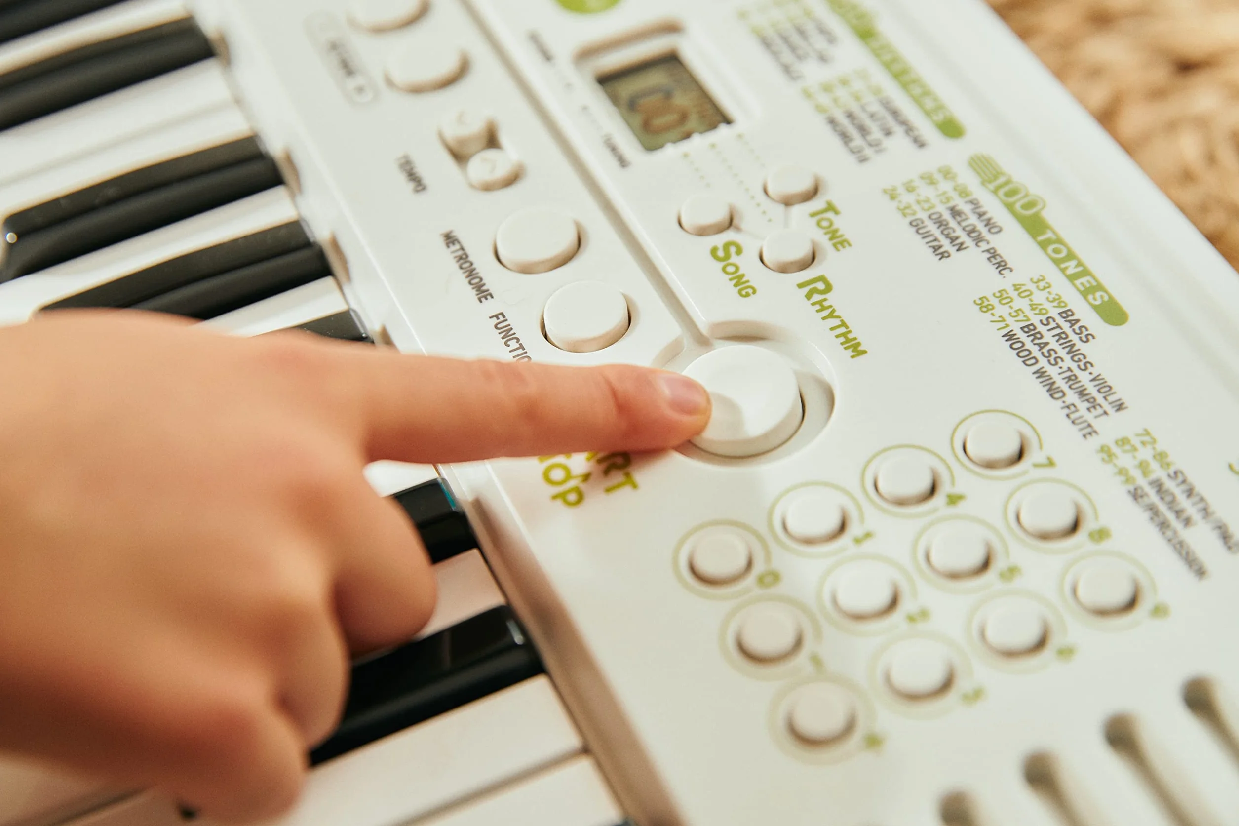 Casio Sa 50 Mini Keyboard, Biały, 32 klawisze