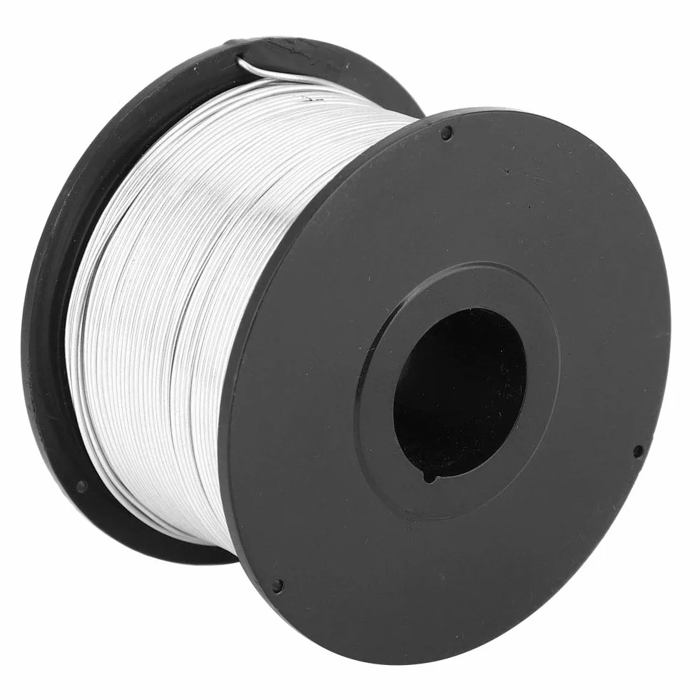 Ejoyous 4 rolki Tie Wire Coil, 110 m 0,8 mm drut wiążący, stalowa szpula drutu zbrojeniowego do automatycznej maszyny do wiązania urządzeń elektrycznych, dostarcza ponownie wzmocniony drut