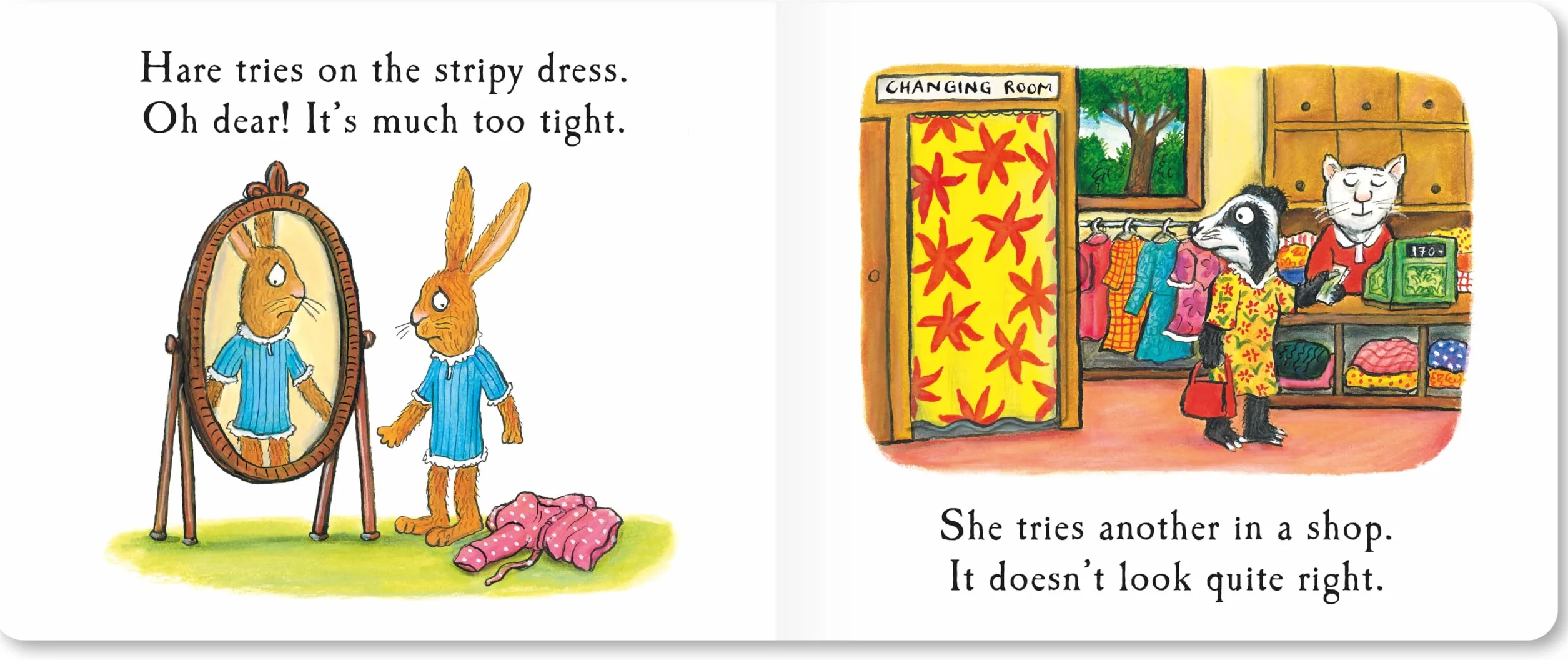 Hare's New Dress: A lift-the-flap book