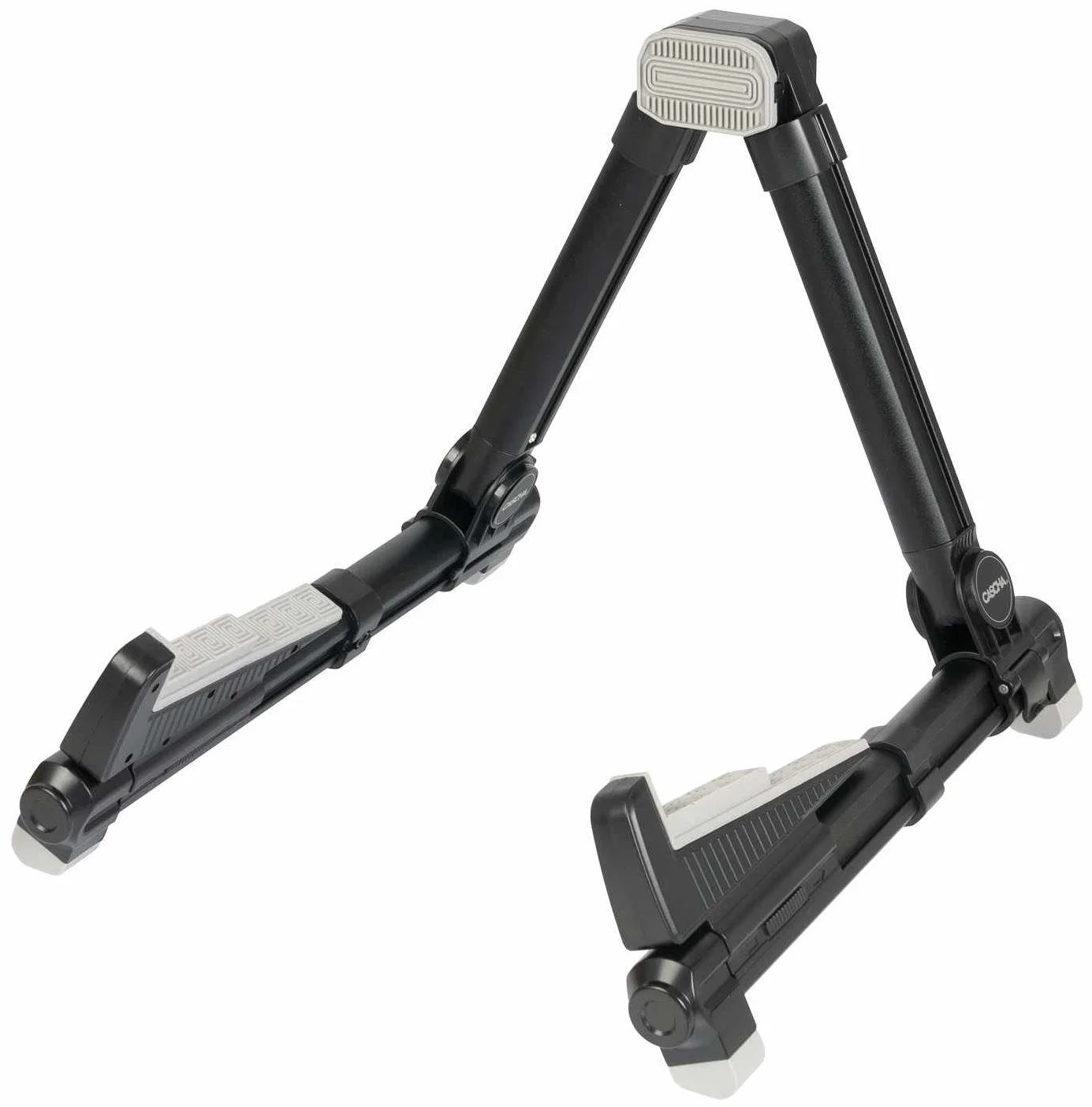 CASCHA Stojak na gitarę z aluminium, składany, składany stojak na gitarę elektryczną, akustyczną i basową