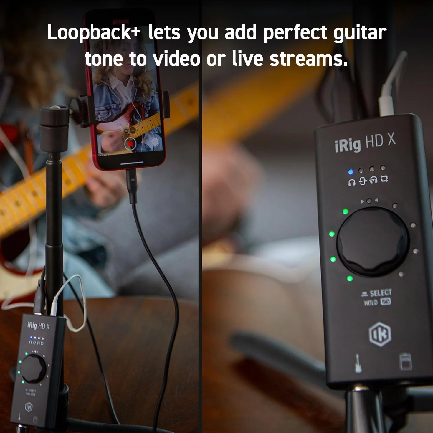 iRig HD X guitar audio interface for iPhone, iPad, Mac, iOS and PC with USB-C, Lightning and USB cables and 24-bit, 96 kHz music recording