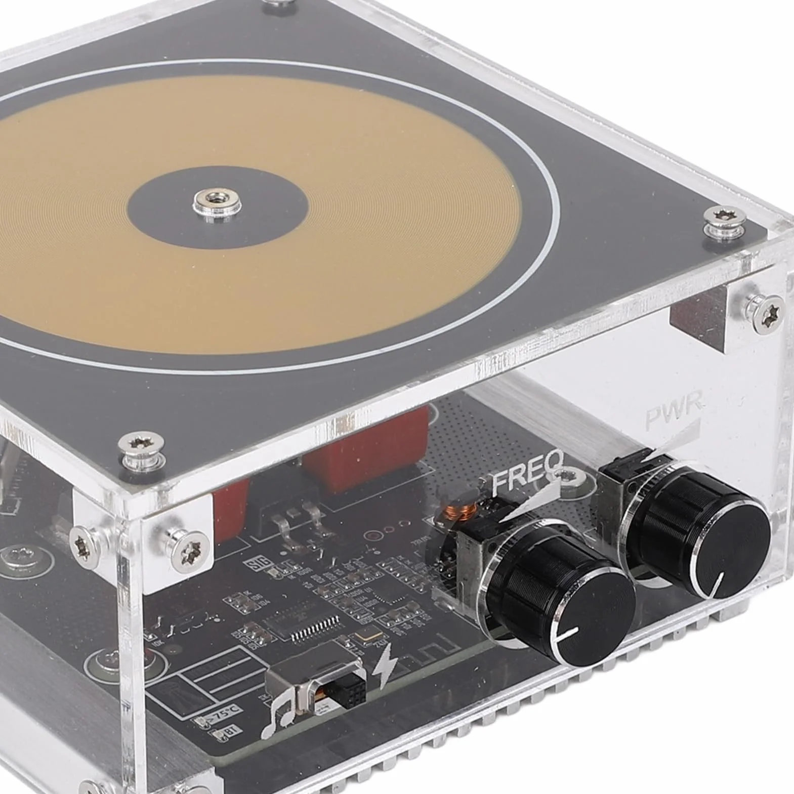 Muzyka Cewka Tesli Dotykowa Sztuczna Błyskawica łuk Muzyczny Cewka Muzyczna Zabawka na Biurko AC100~240 V, łączność Bluetooth