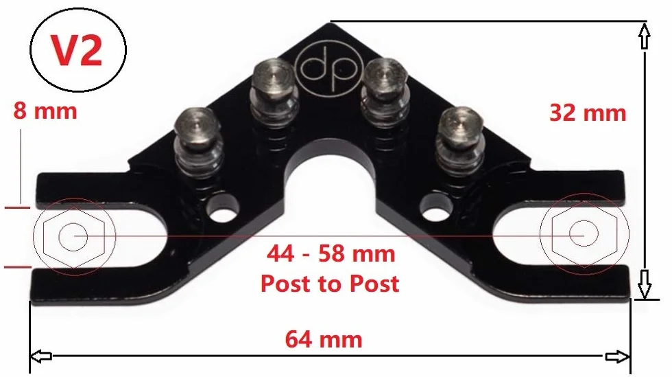 V2 - Full Black/Stealth Tuner gitarowy