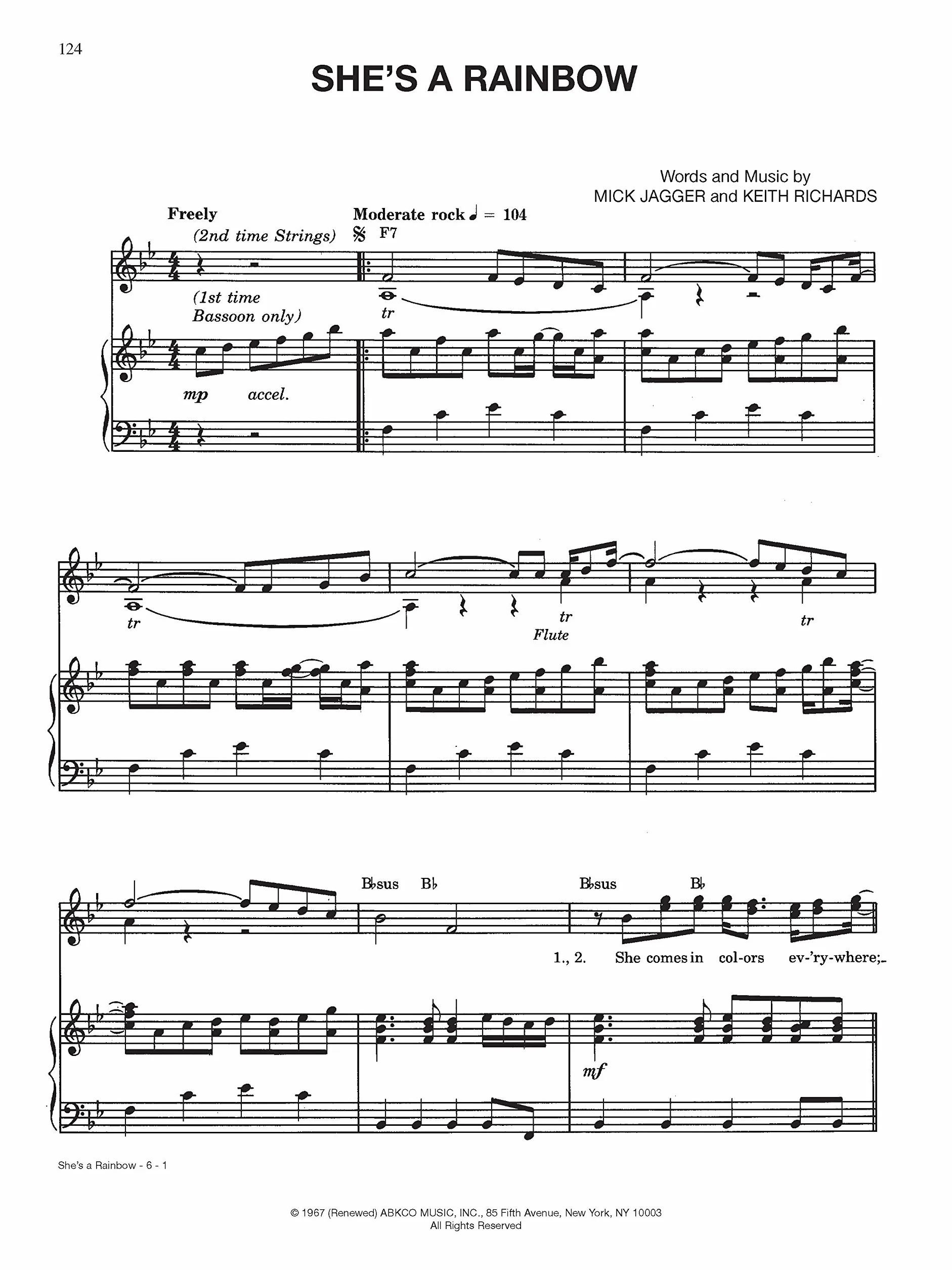 Rolling stones sheet music anthology pvg