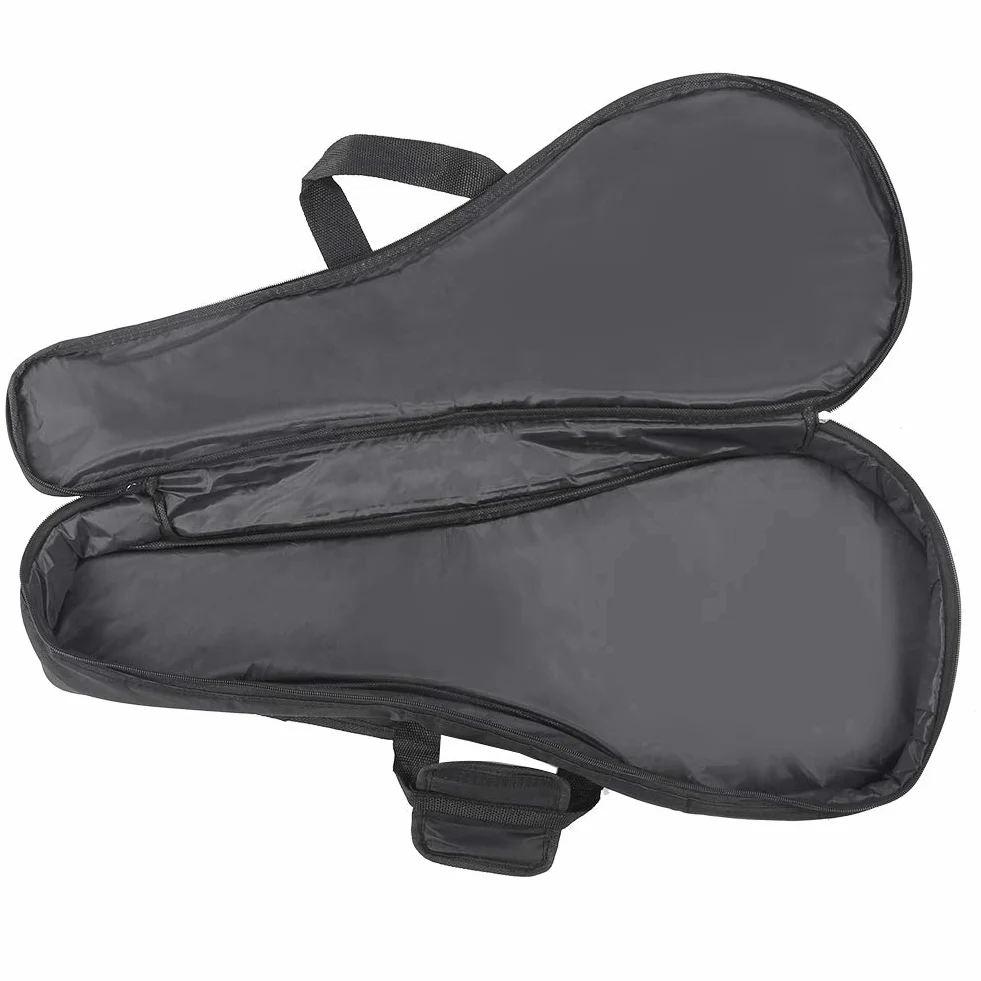 Podwójne wzory na zamek błyskawiczny Części mandoliny, duża boczna kieszeń na mandoliny, użyj dla początkujących miłośników mandoliny