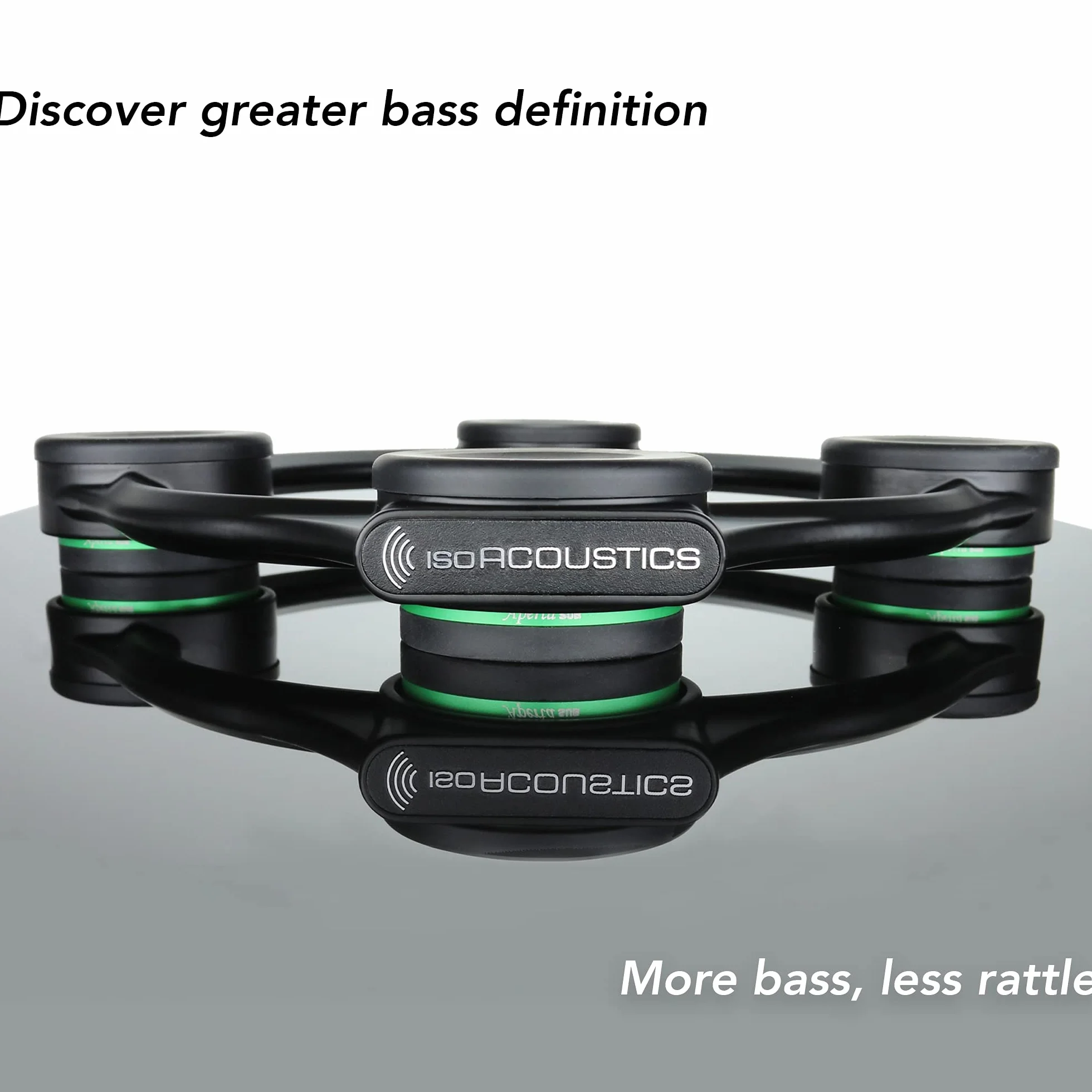 IsoAcoustics Subwoofer Isolation Stand: Aperta Sub (10.5`` W x 11.5? D)