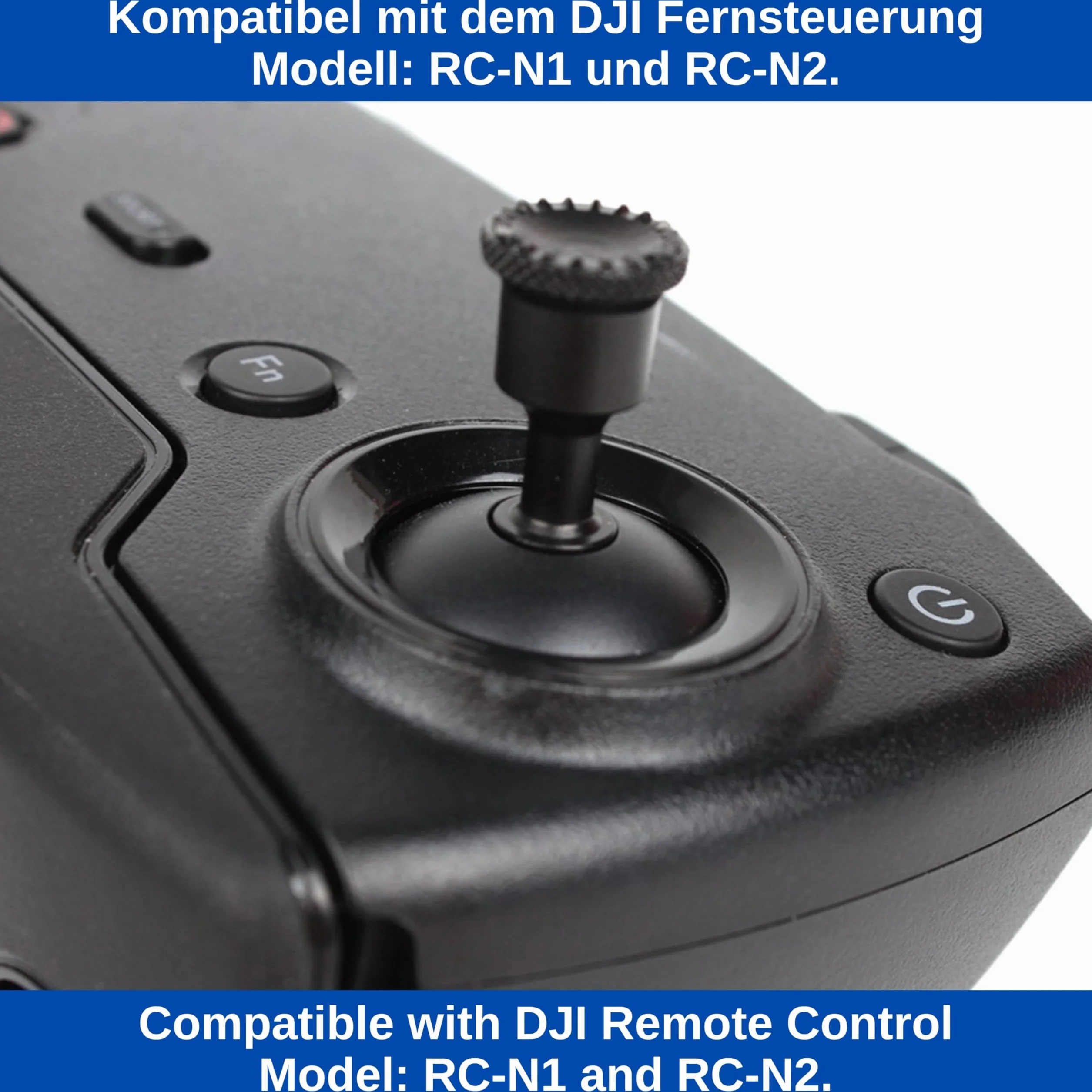 Pilot zdalnego sterowania zdalny dla DJI RC-N1, DJI RC-N2, 2 sztuki, czarna, aluminium, joysticks
