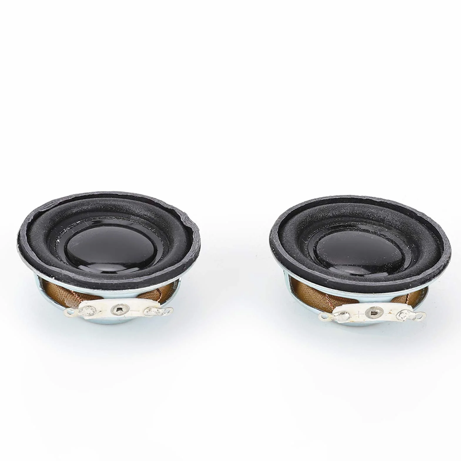 Głośnik 3 W 4 Ω 2 szt Mini głośnik ze wzmacniaczem 4 cm z magnesem premium Metalowa obudowa zewnętrzna Długa żywotność Instalacja domowa dla Muzyki, Samochodu, Małych urządzeń