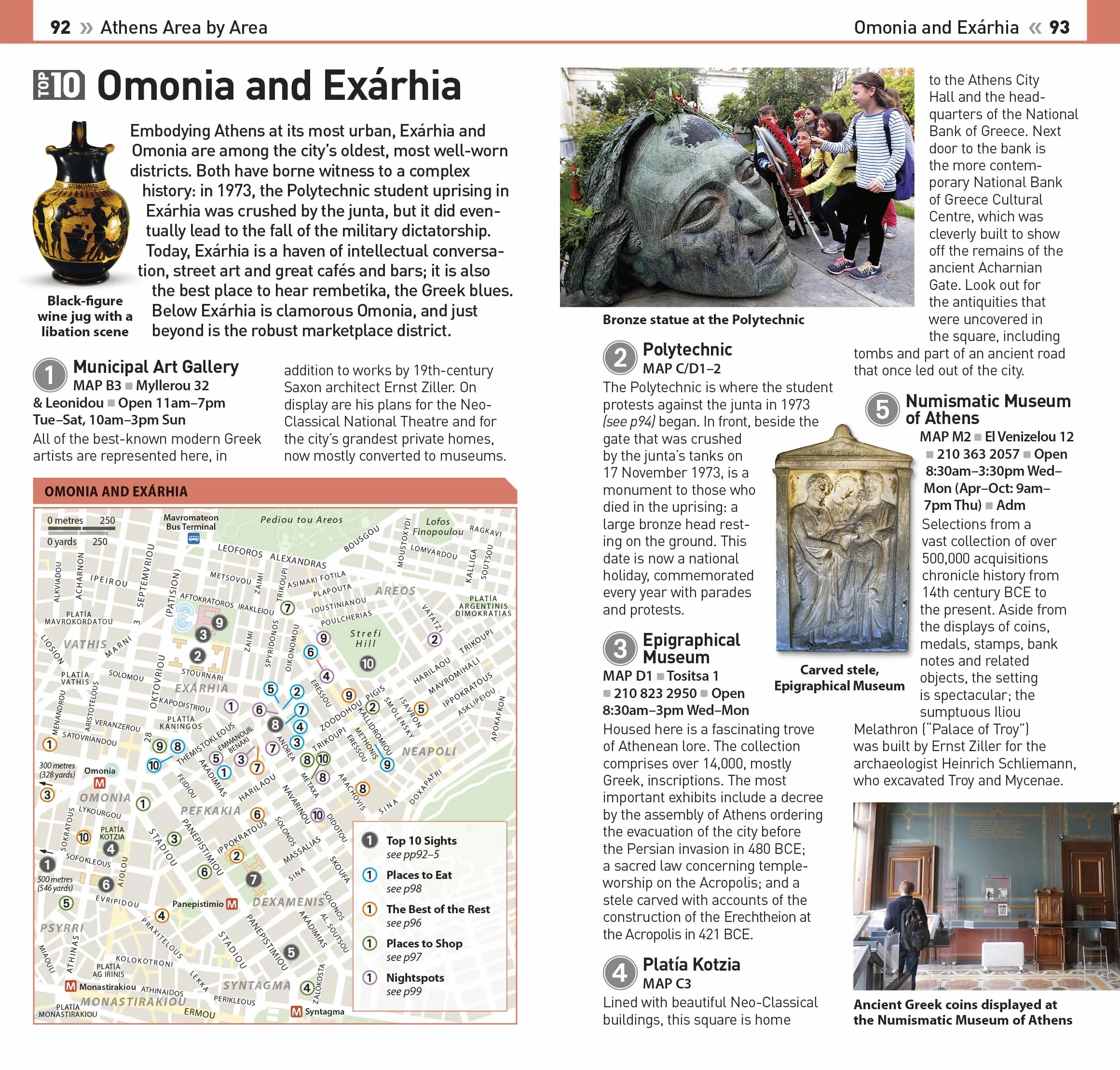 DK Top 10 Athens: Top 10 lists for your perfect trip, plus an all-weather folded map