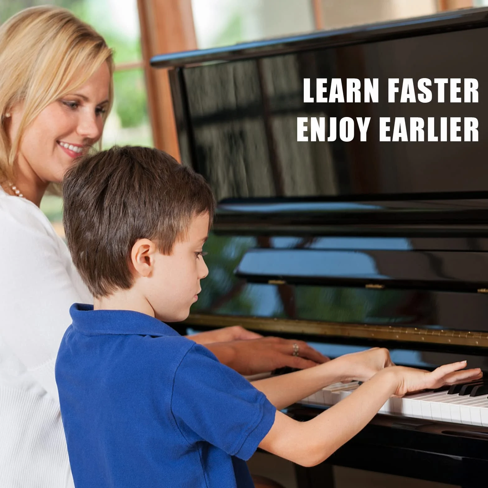 Naklejki na Pianino, Okragly Róg Pelnowymiarowe Naklejki na Klawiature Pianina 88 Klawiszy Silikonu Bez Potrzeby Przyklejania Wielokrotnego Uzytku i Zdejmowane Piano Keyboard Stickers ze Skrzynka