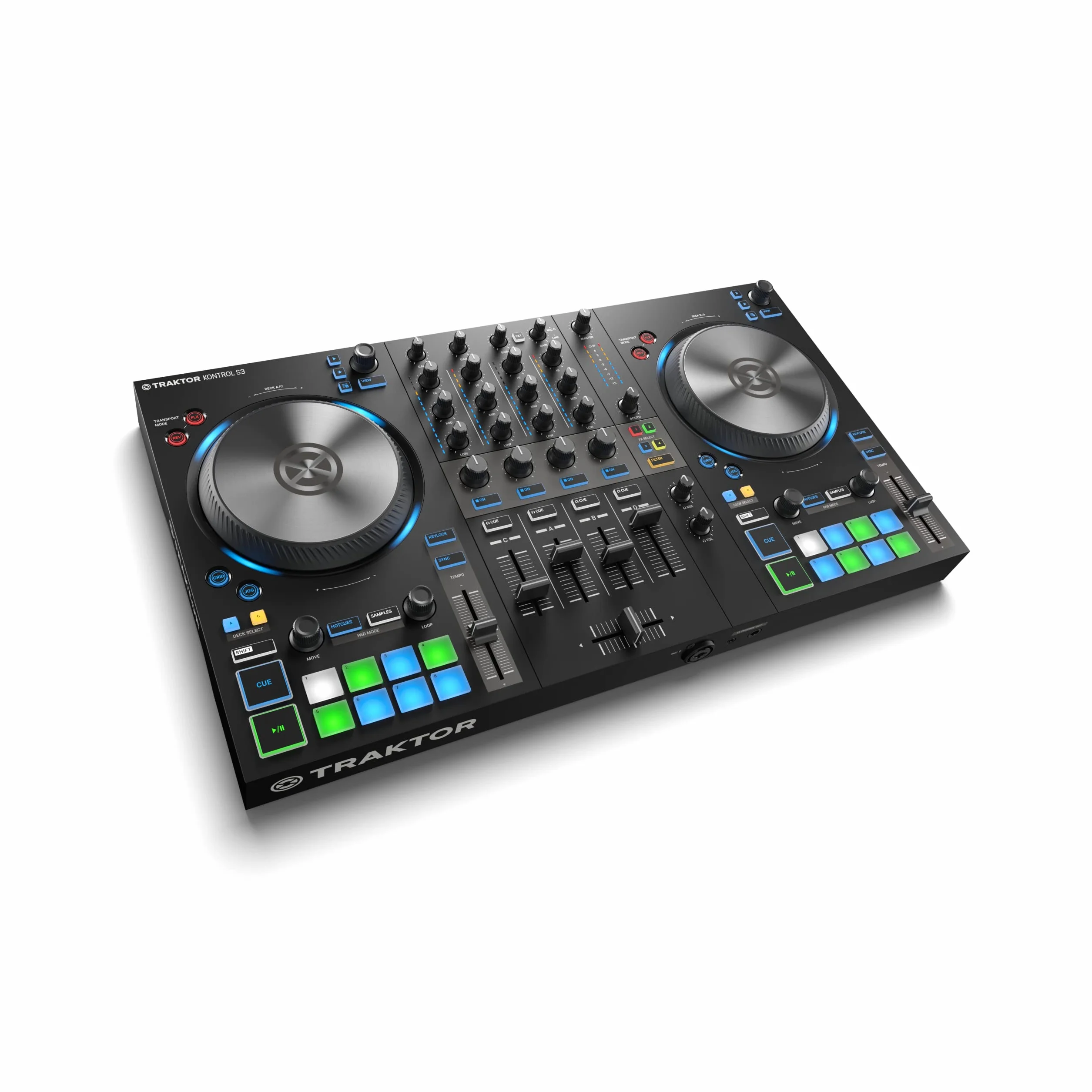 Native Instruments Traktor Kontrol S3 Mikser DJ Czarny 53,34 x 25,4 x 7,62 cm