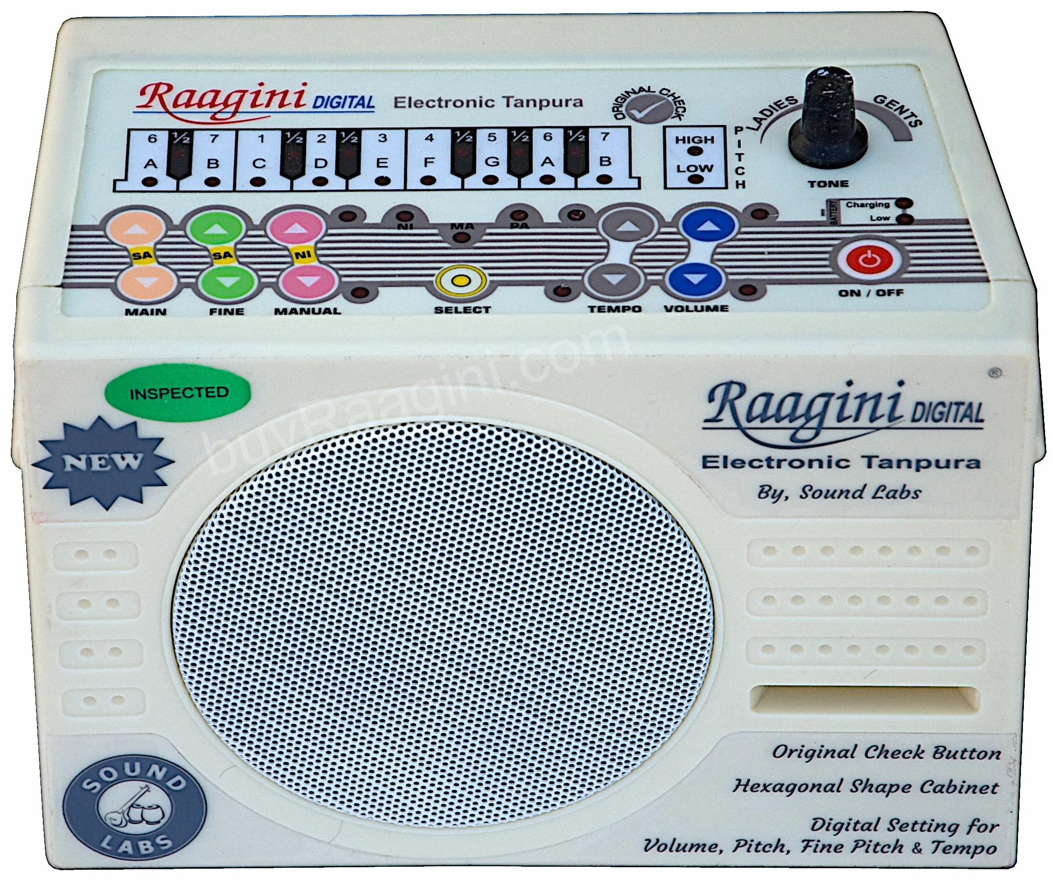 Raagini Cyfrowa Elektroniczna Tanpura Sound Labs Tambura (PDI-DG)