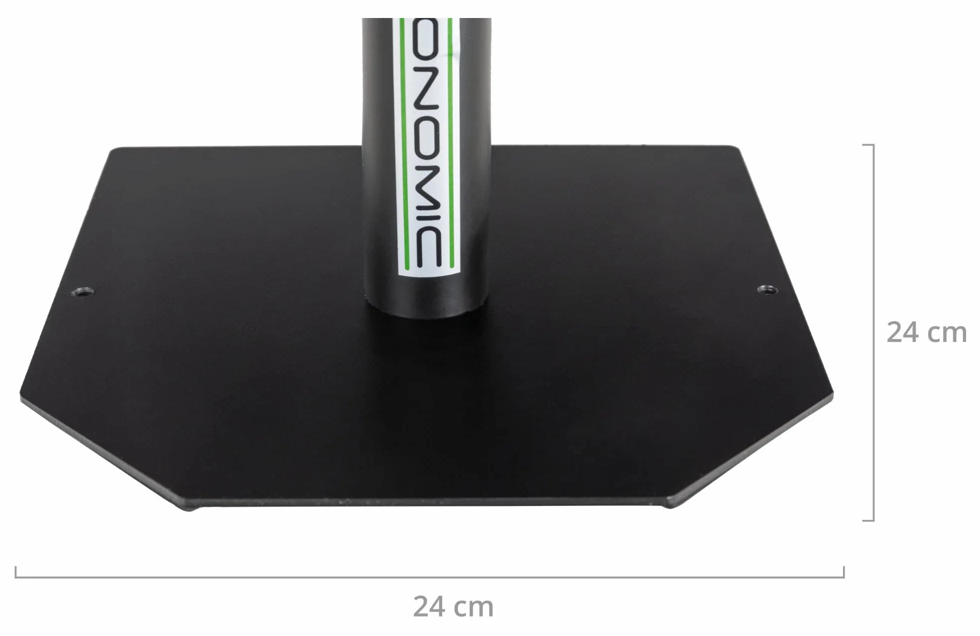 Pronomic SLS-36P BK Statyw stołowy do monitorów studyjnych - solidny statyw głośnikowy do monitorów studyjnych - wysokiej jakości design - regulacja wysokości od 25,5 do 41 cm - półka z gumowymi