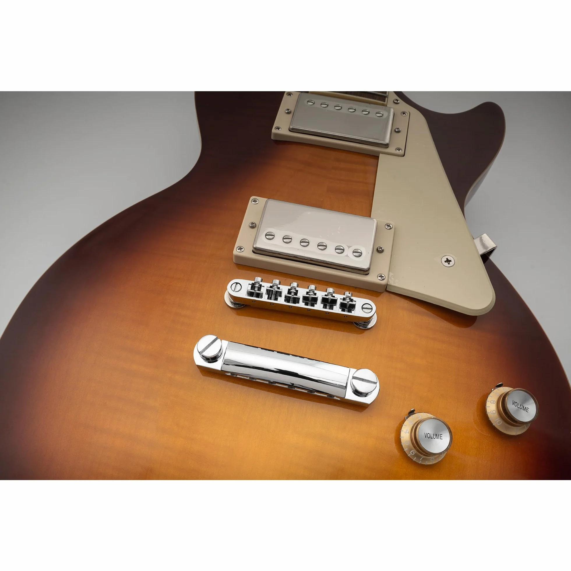 Musiclily Metryczna Mostek Strunociąg ABR-1 Tune-O-Matic Bridge Tailpiece Zestaw do Gitary Elektrycznej Epiphone Les Paul LP SG, Chrom