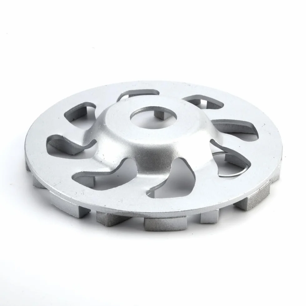 Diamentowe talerze szlifierskie tarcze szlifierskie Ø 180 mm i otwór 22,23 mm garnek szlifierski z krzyżem podwójny ząb