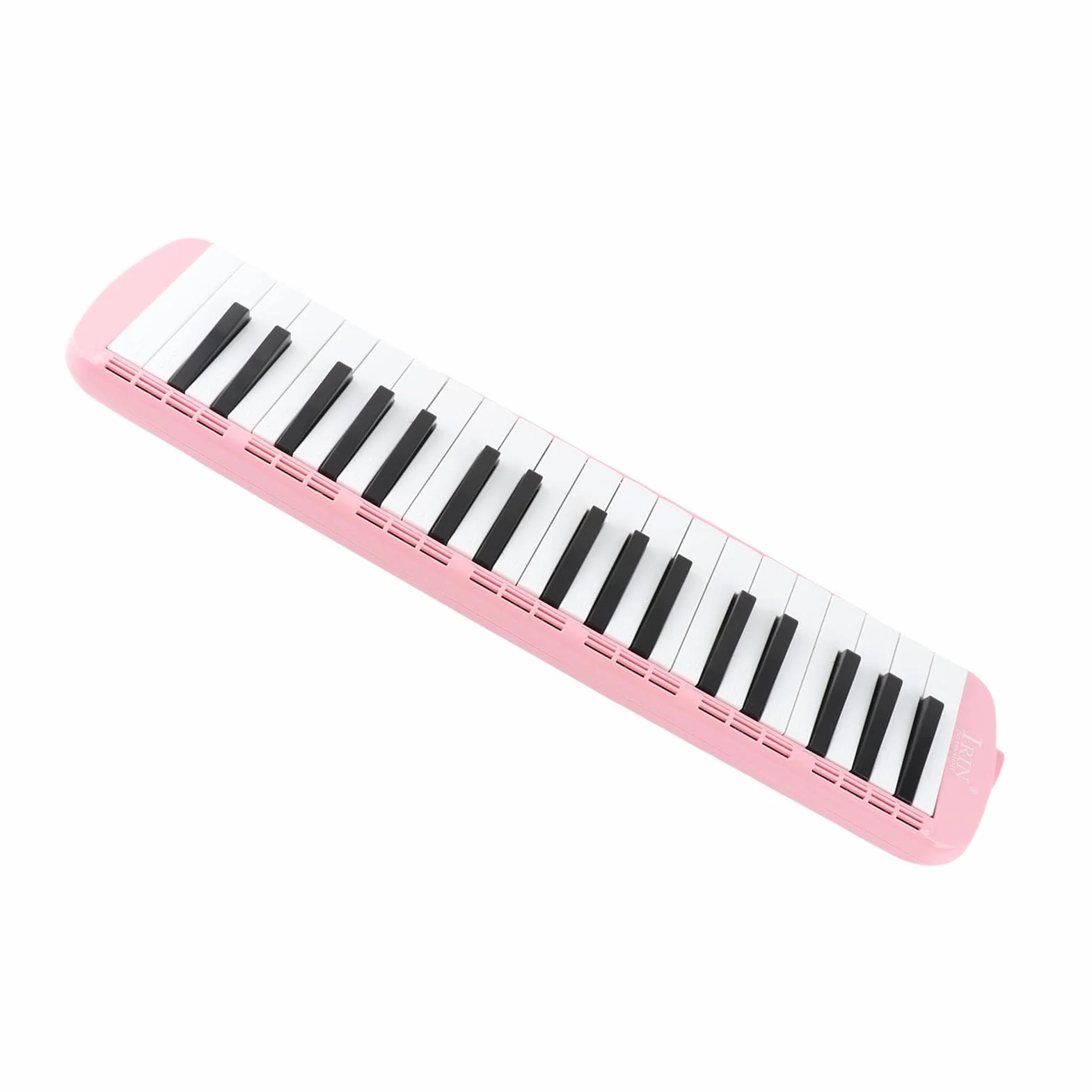 Melodica Klawiatura wiatrowa Instrument muzyczny 37 klawiszy dla miłośników muzyki Profesjonalny trening początkujący(różowy), instrument dęty,Narząd jamy ustnej