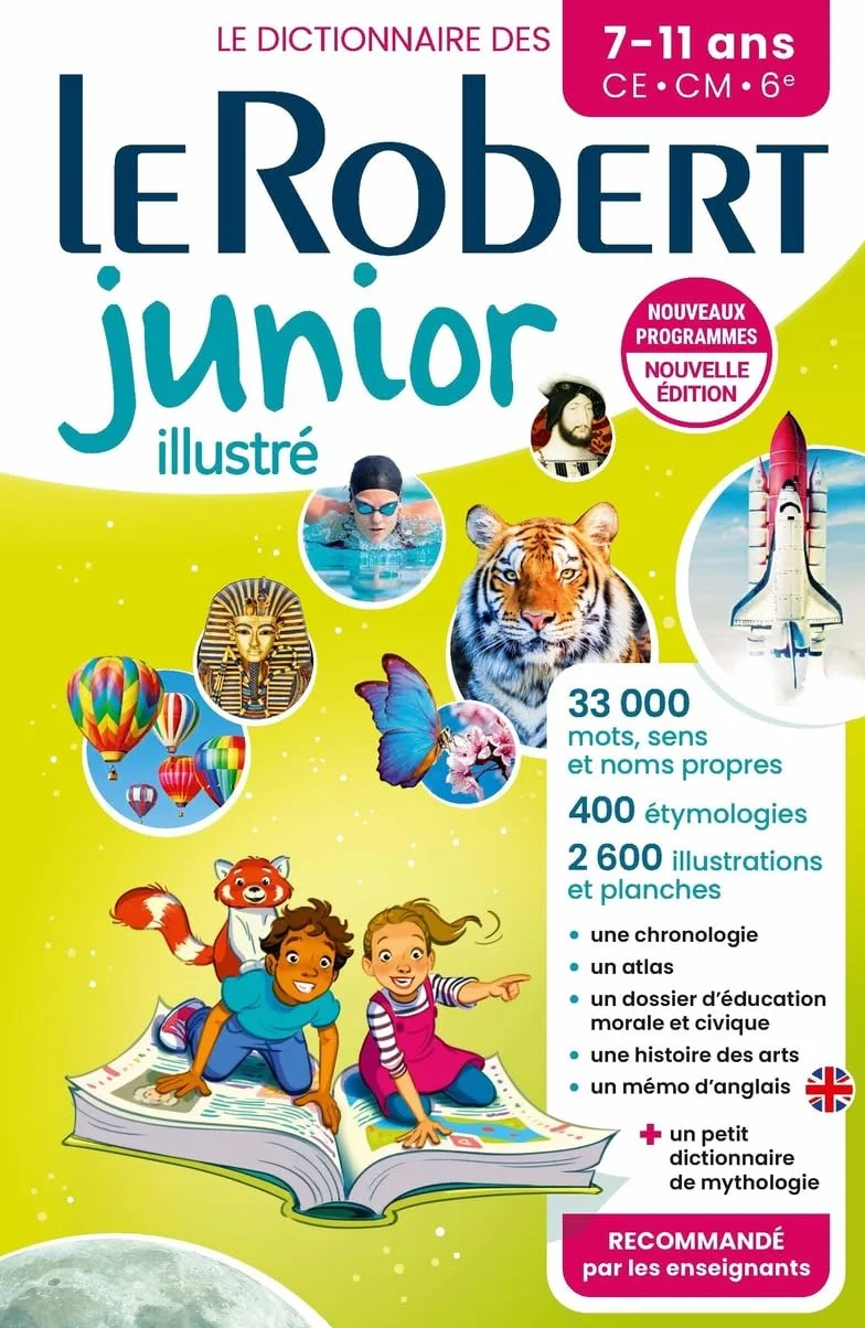 Dictionnaire Le Robert junior illustré - 7/11 ans - CE-CM-6e - Nouvelle édition