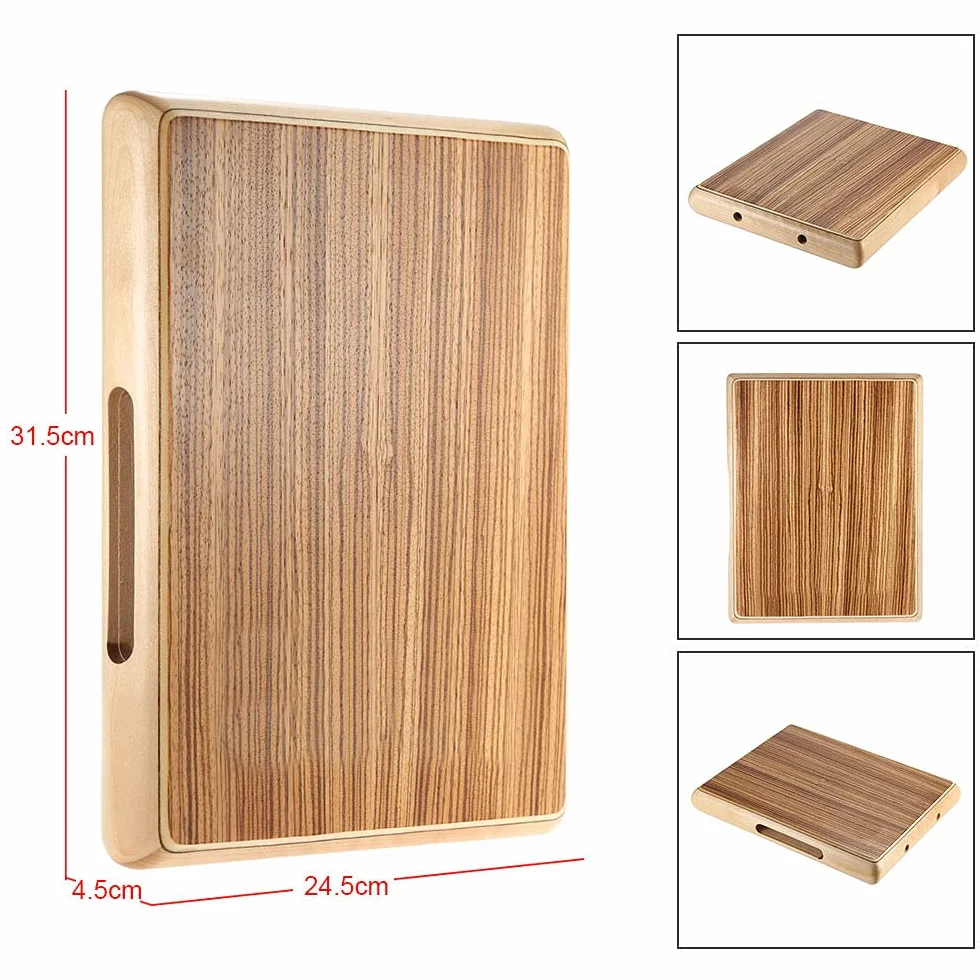 Btuty Compact Travel Cajon Flat Hand Drum Percussion Instrument