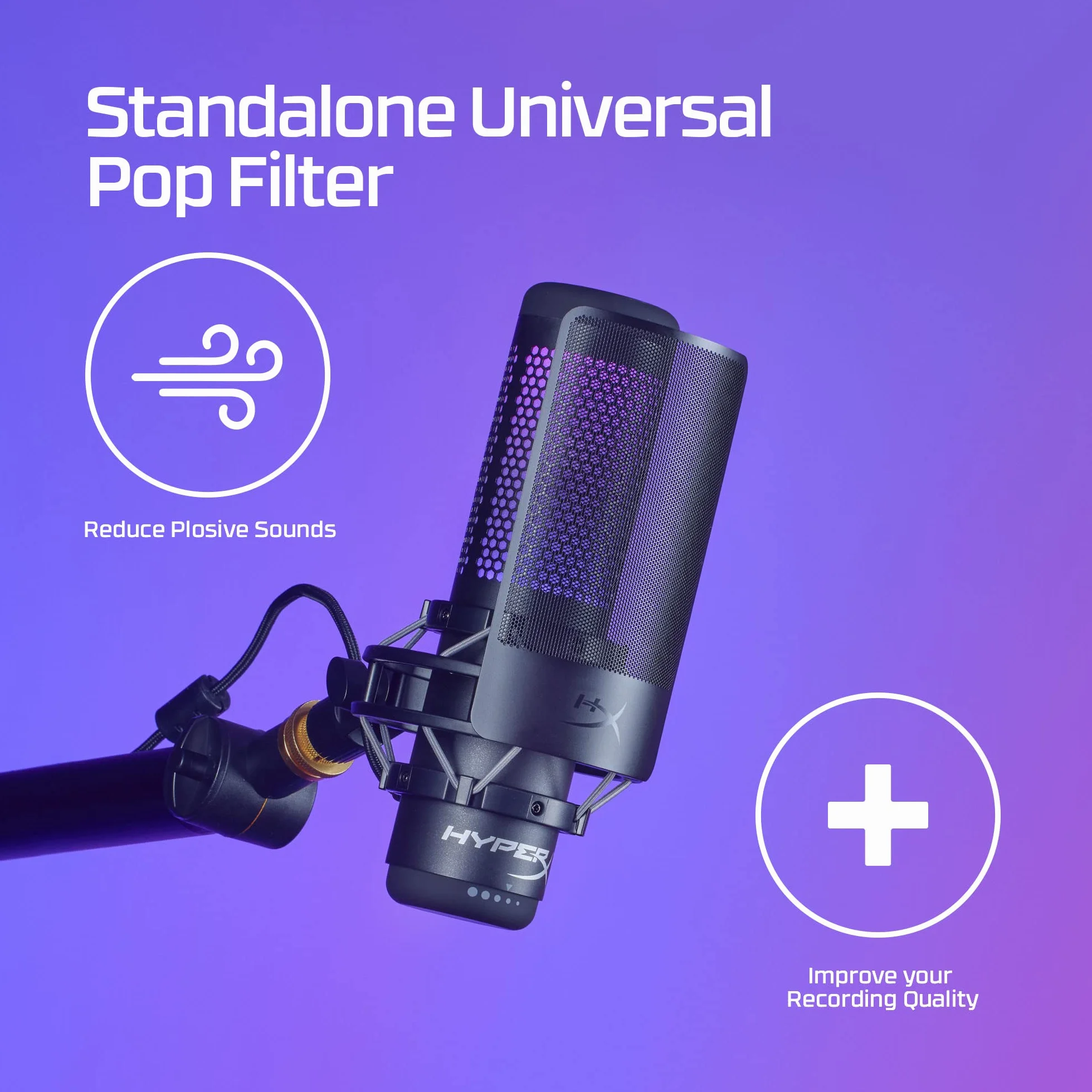 HyperX Filtr pop mikrofonu