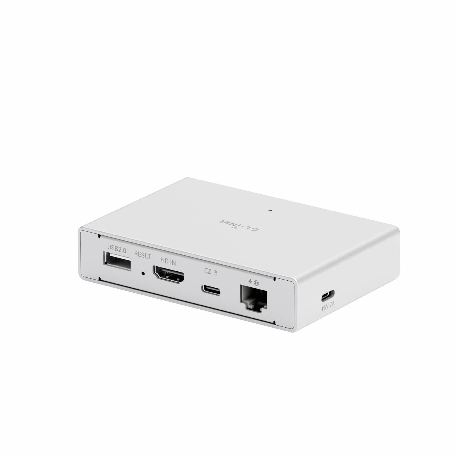 GL.iNet Comet PoE (GL-RM1PE) Zdalne sterowanie KVM przez Internet, opcja podwójnego zasilania PoE/typu C, 4K przy 30 Hz, 32 GB EMMC, obsługa do serwera PC, zdalny dostęp, zarządzanie energią