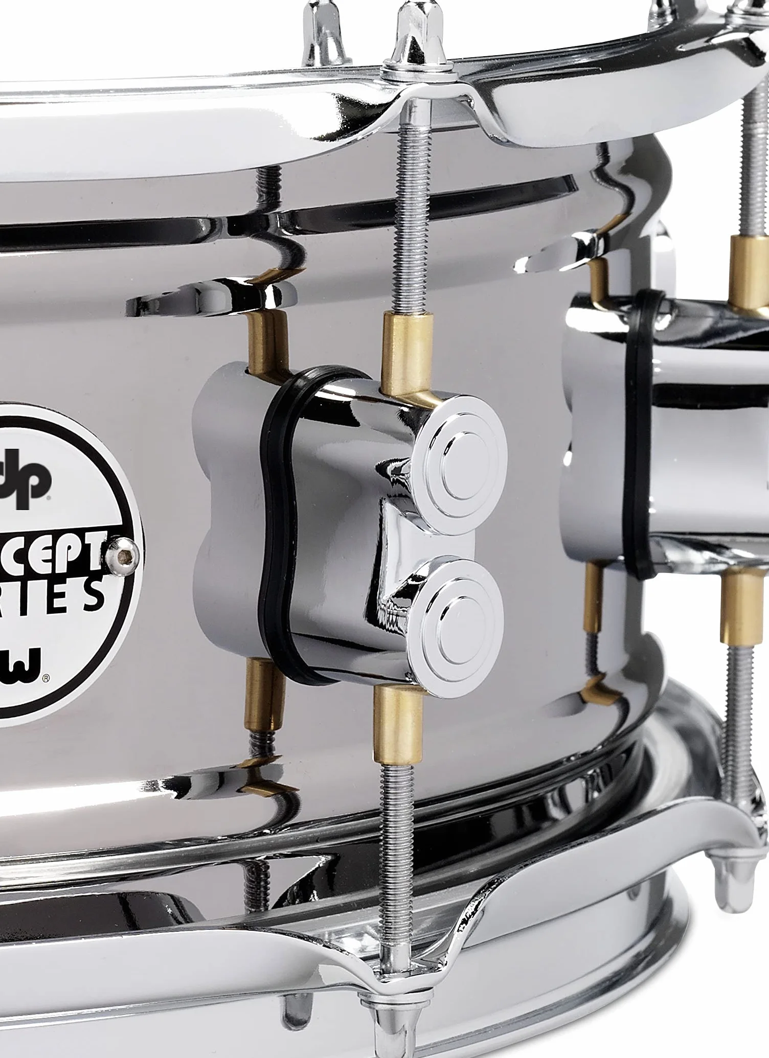 Pacific Drums Concept Series Metal Snare, 35,6 x 16,5 cm, Black Nickel Steel | Stalowa skorupa 1 mm, czarny nikiel