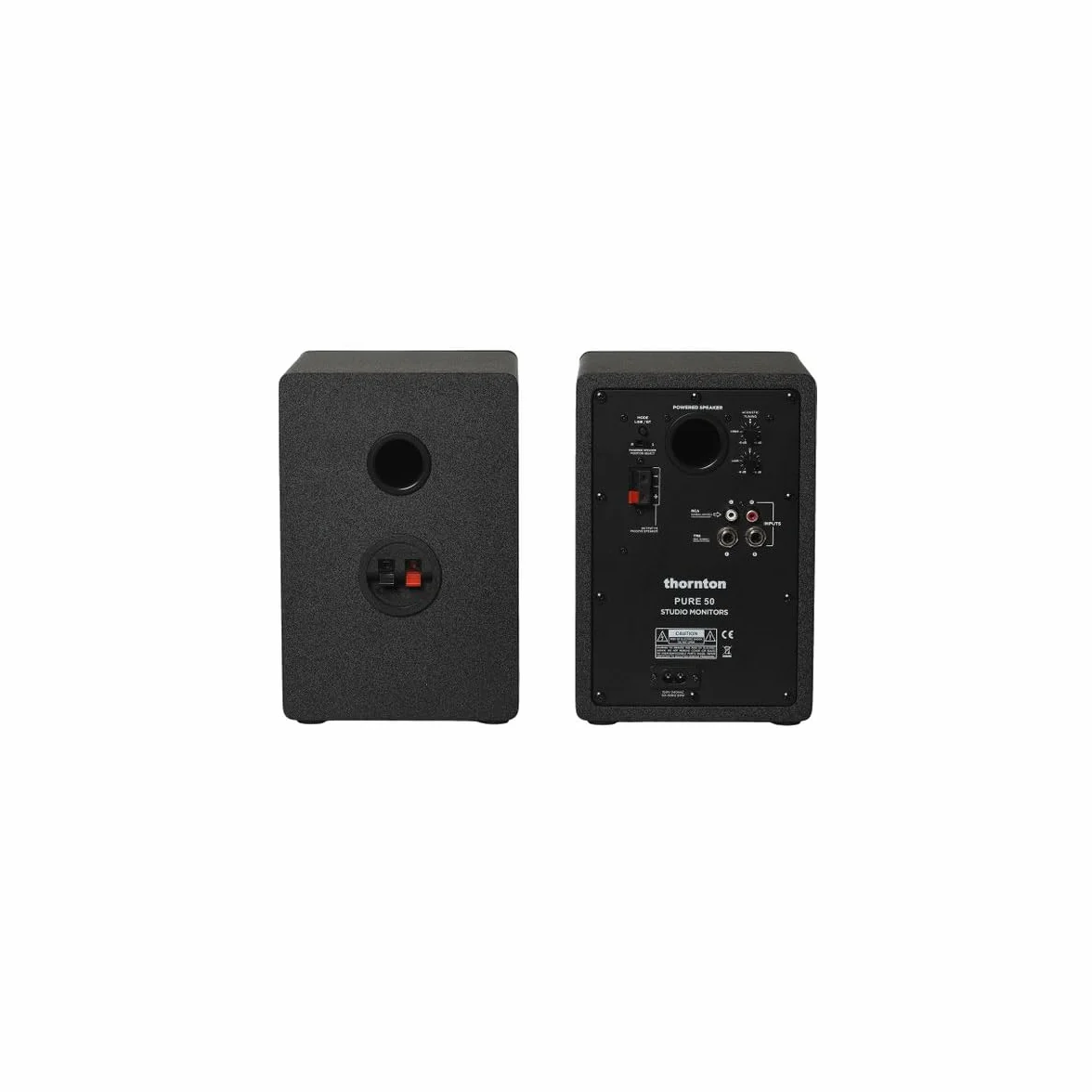 Thornton Pure 50 aktywnych monitorów studyjnych para 60 W klasa D symetryczne wejścia BT