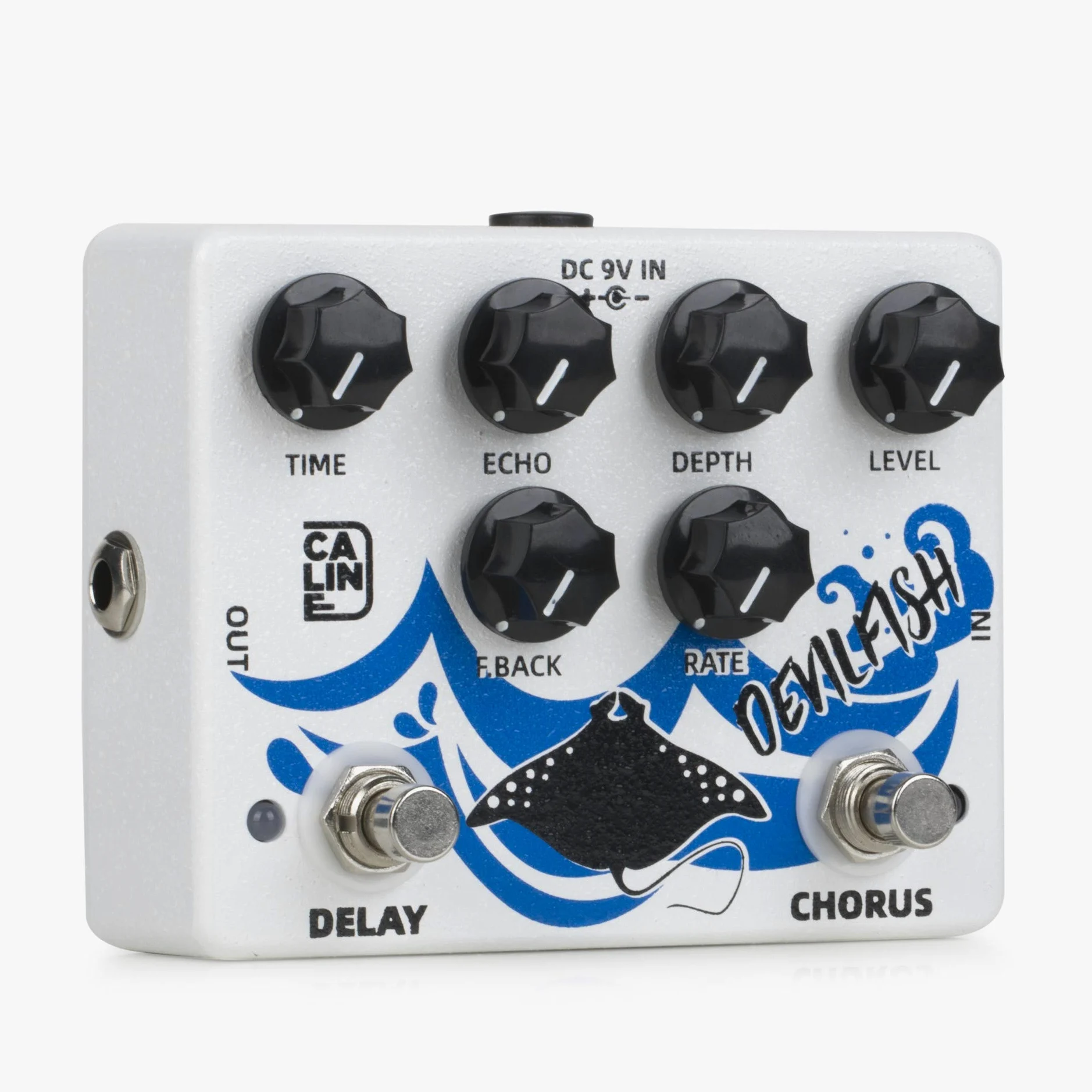 Caline DCP-03 Devilfish gitarowy, czarny