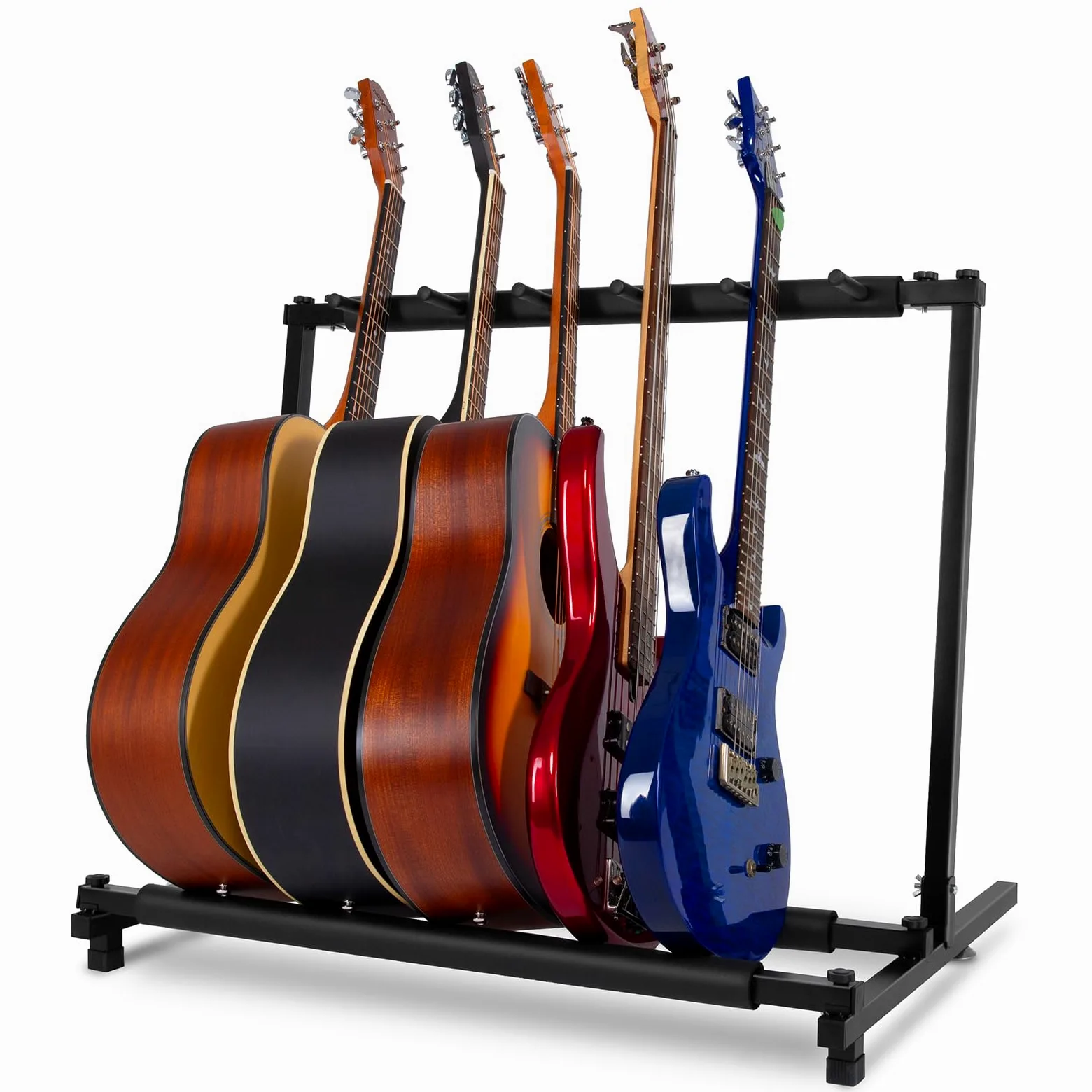 AODSK Stojak na wiele gitar ze składaną konstrukcją