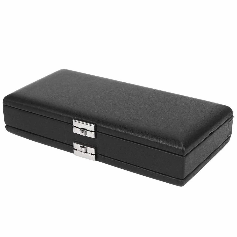 Reed Case, Fagott Reed Case, ergonomiczny design czarny pogrubiony miękki otwór flanelowy mały rozmiar dla zespołów, profesjonalnych miłośników instrumentów początkujących