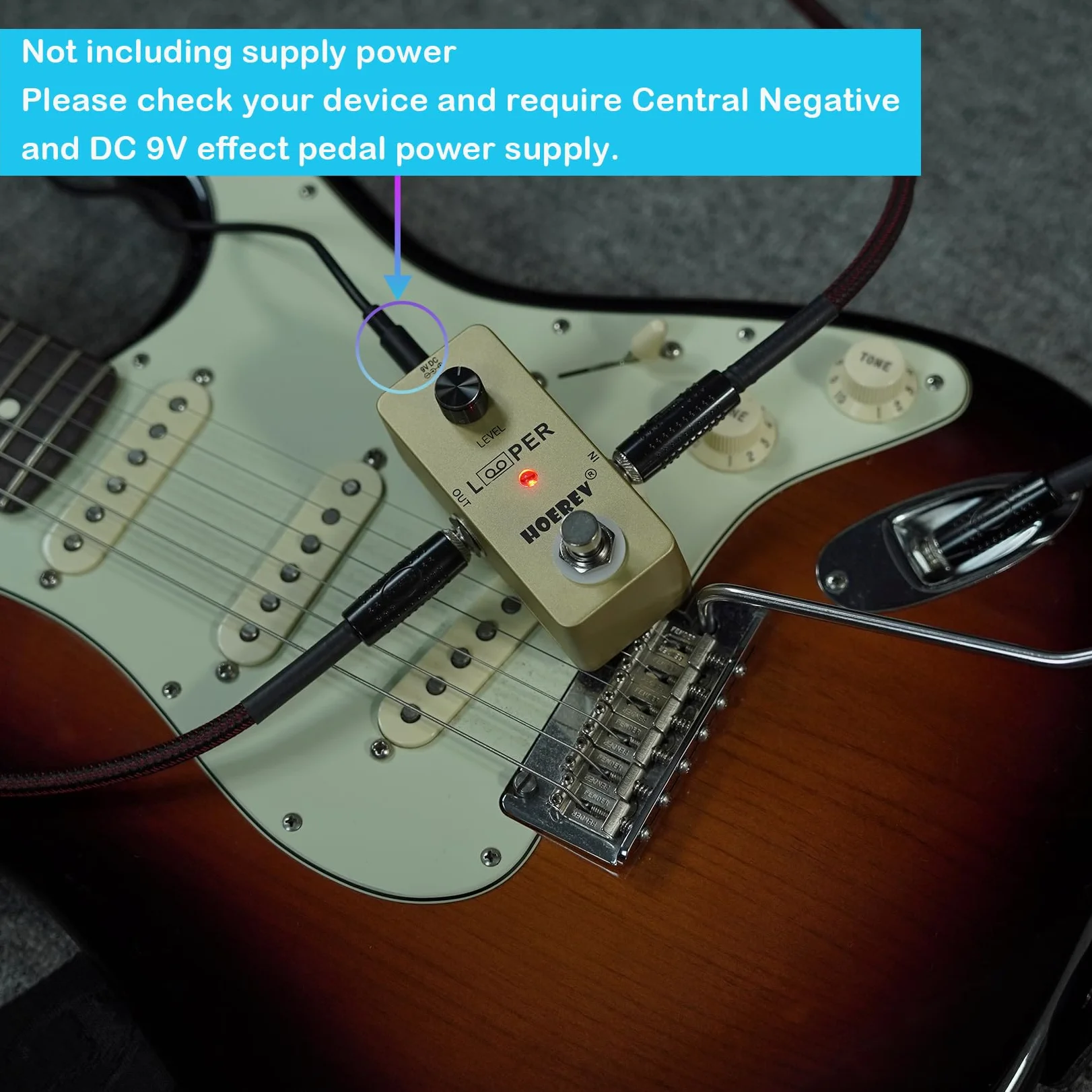 Hoerev Gitara Mini Looper Złoty