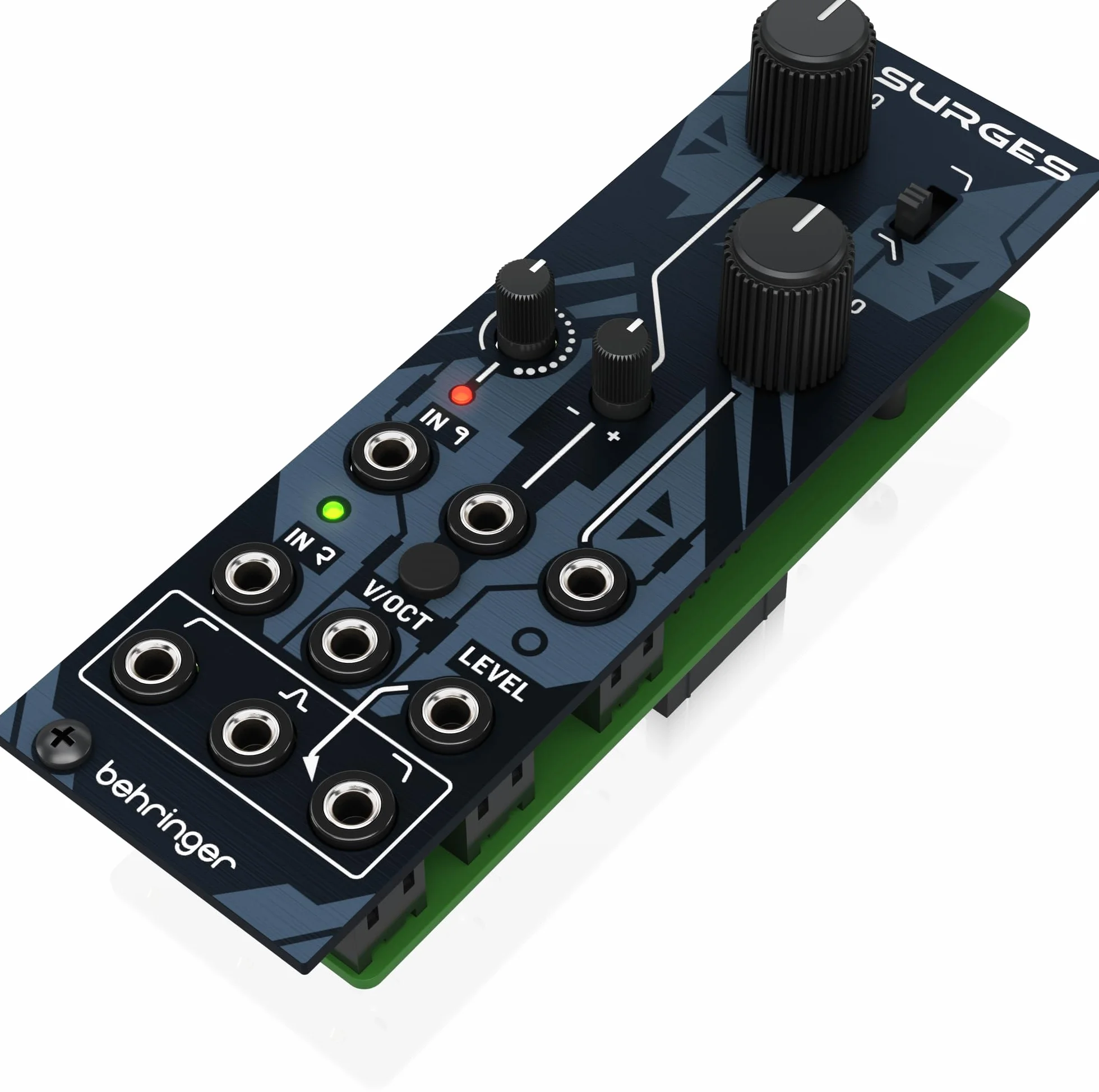 Behringer SURGES Płynny filtr wielomodowy do modułowego syntezatora Eurorack, filtr analogowy 12 dB/okt, LFO, sterowanie CV
