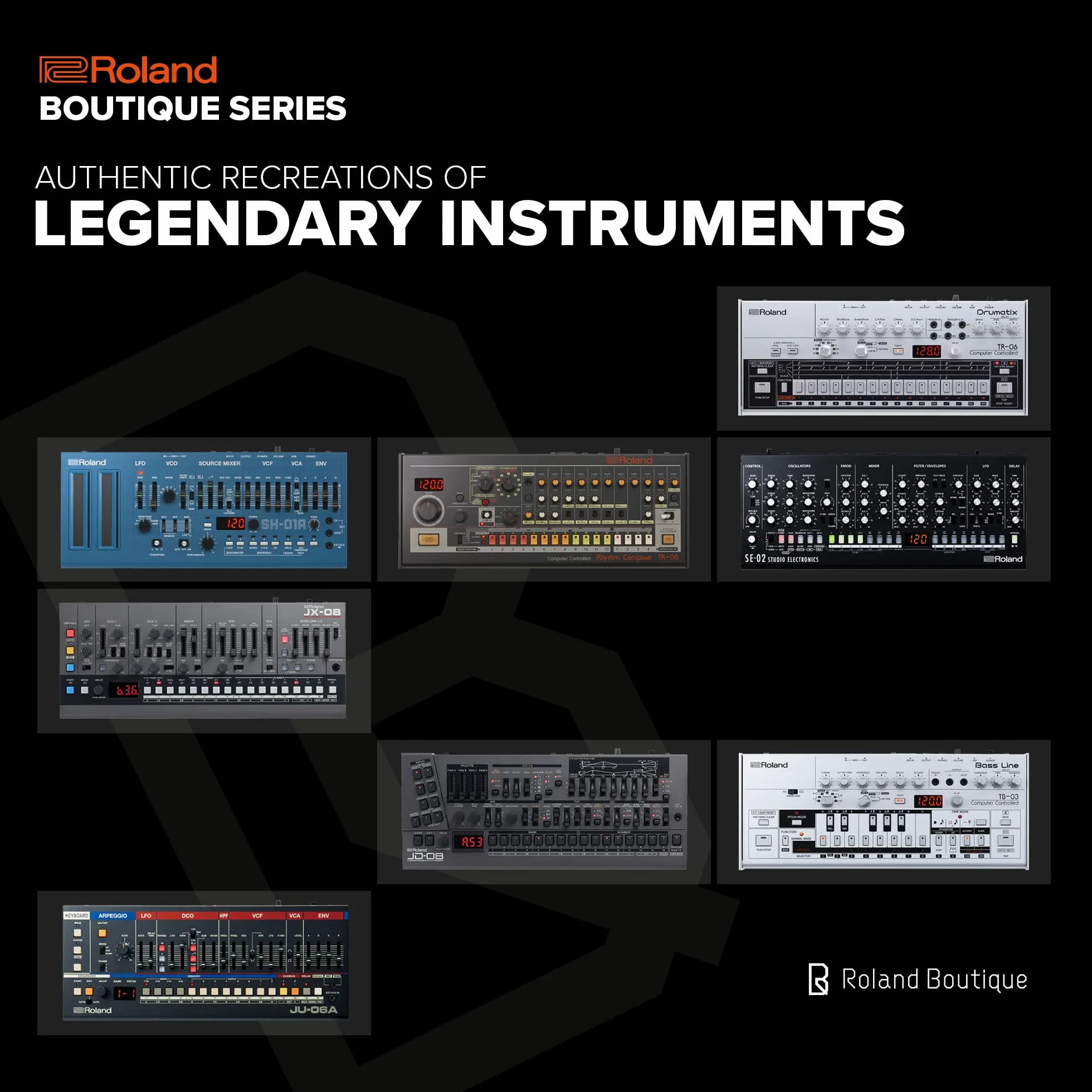 Syntezator Roland Boutique JX-08 – Kompaktowa, Nowoczesna Reedycja Legendarnego Roland JX-8P z 1985 roku z Nowymi Efektami, Sekwencerem Polifonicznym i nie tylko – Lekkie, Mobilne
