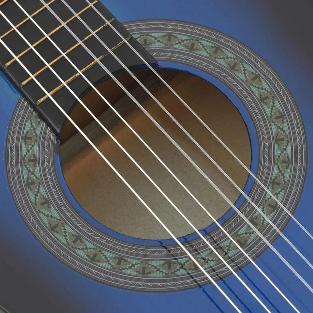 vidaXL Gitara klasyczna dla początkujących i dzieci, 1/2, 34", lipa