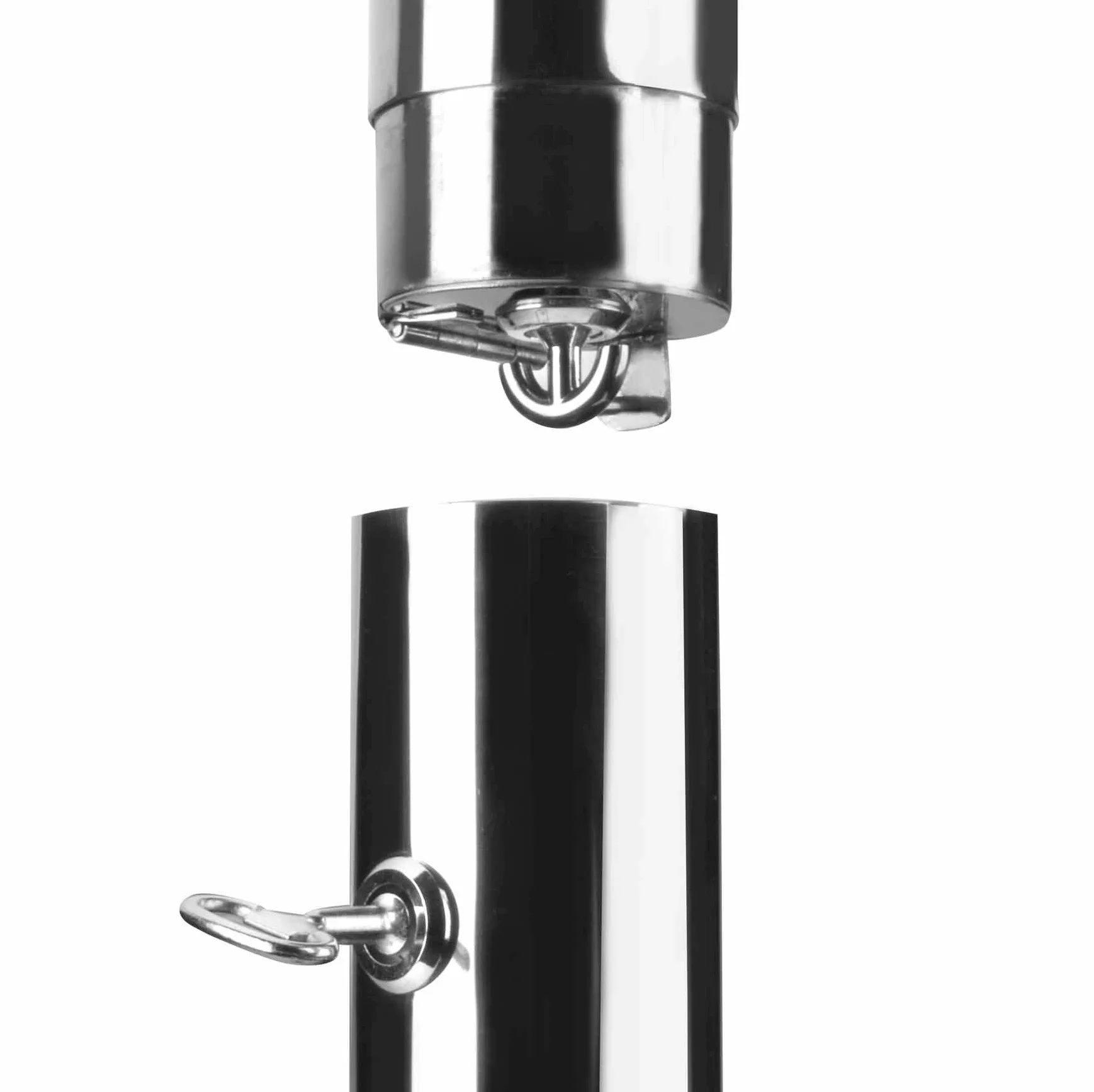 LACOR Stojąca popielniczka okrągła 92 x 8 cm INOX