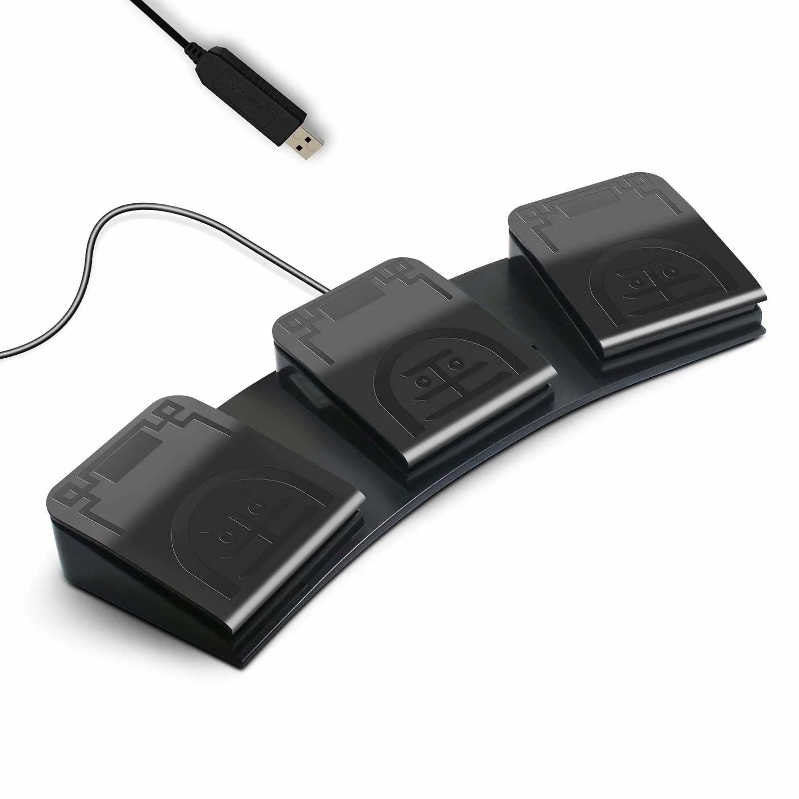 Pedał nożny PC USB potrójny przełącznik nożny programowalny klawisz klawiaturowy komputerowy dostosowany klucz kombinowany jeden klawisz ruch do gier wideo biuro kontrola sprzętu HID (przełącznik mechaniczny)
