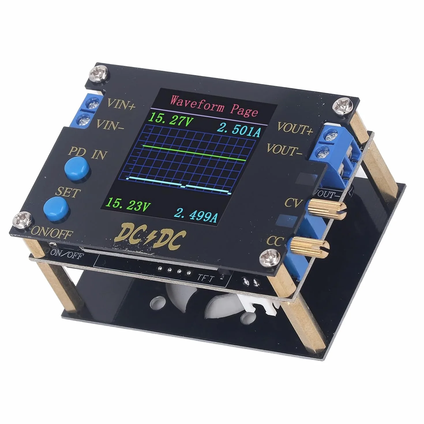 FNIRSI DC DC Automatyczny konwerter 3A 35W Moduł zasilania CC CV