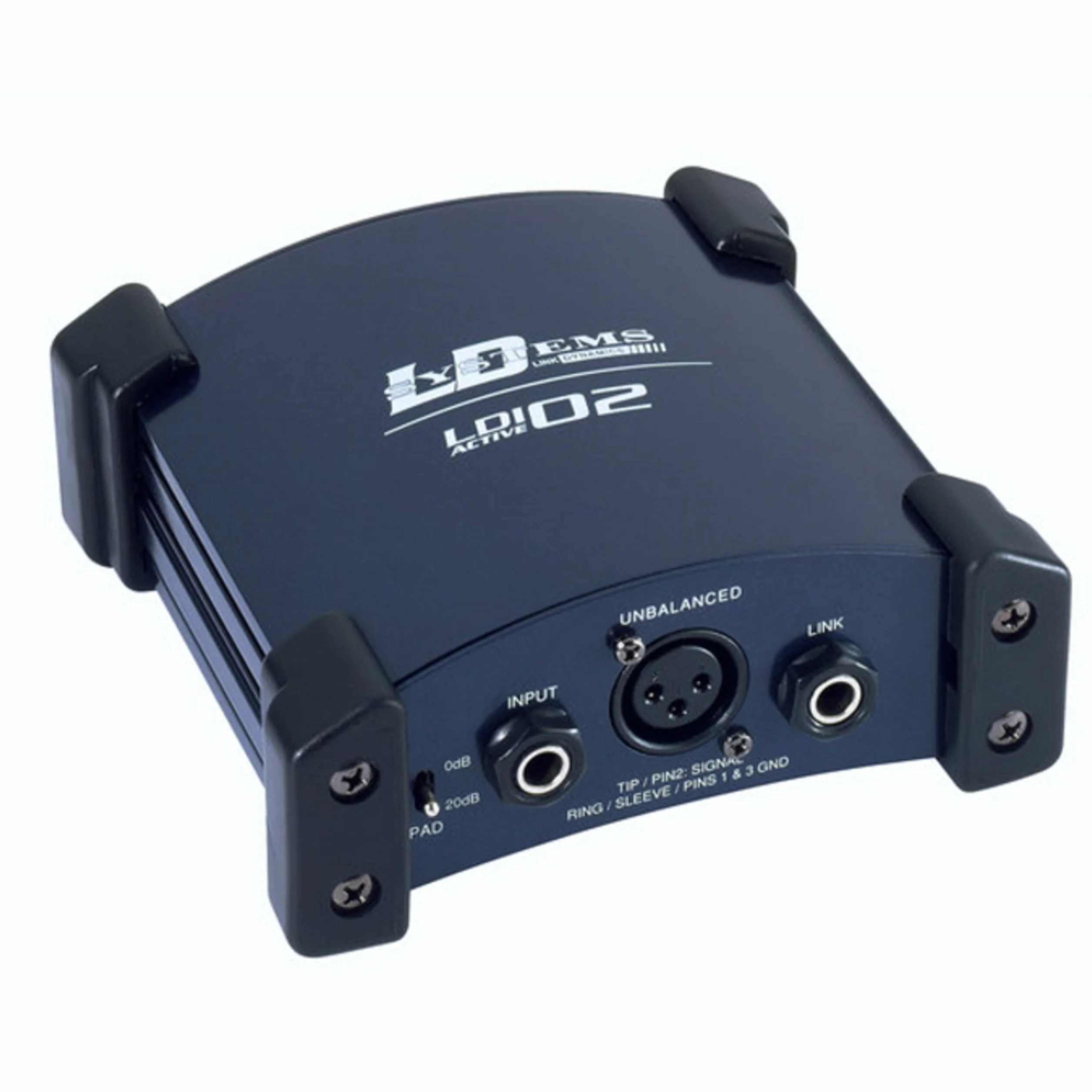 LD Systems LDI 02 - DI Box aktywny, niebieski