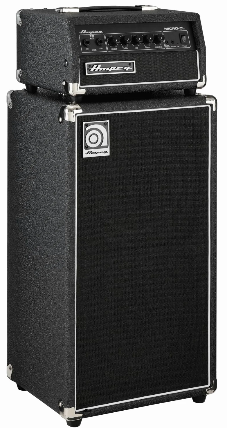 AMPEG Micro-CL Stack 100W 2X10 Zestaw głowicy i wyświetlacza basowego