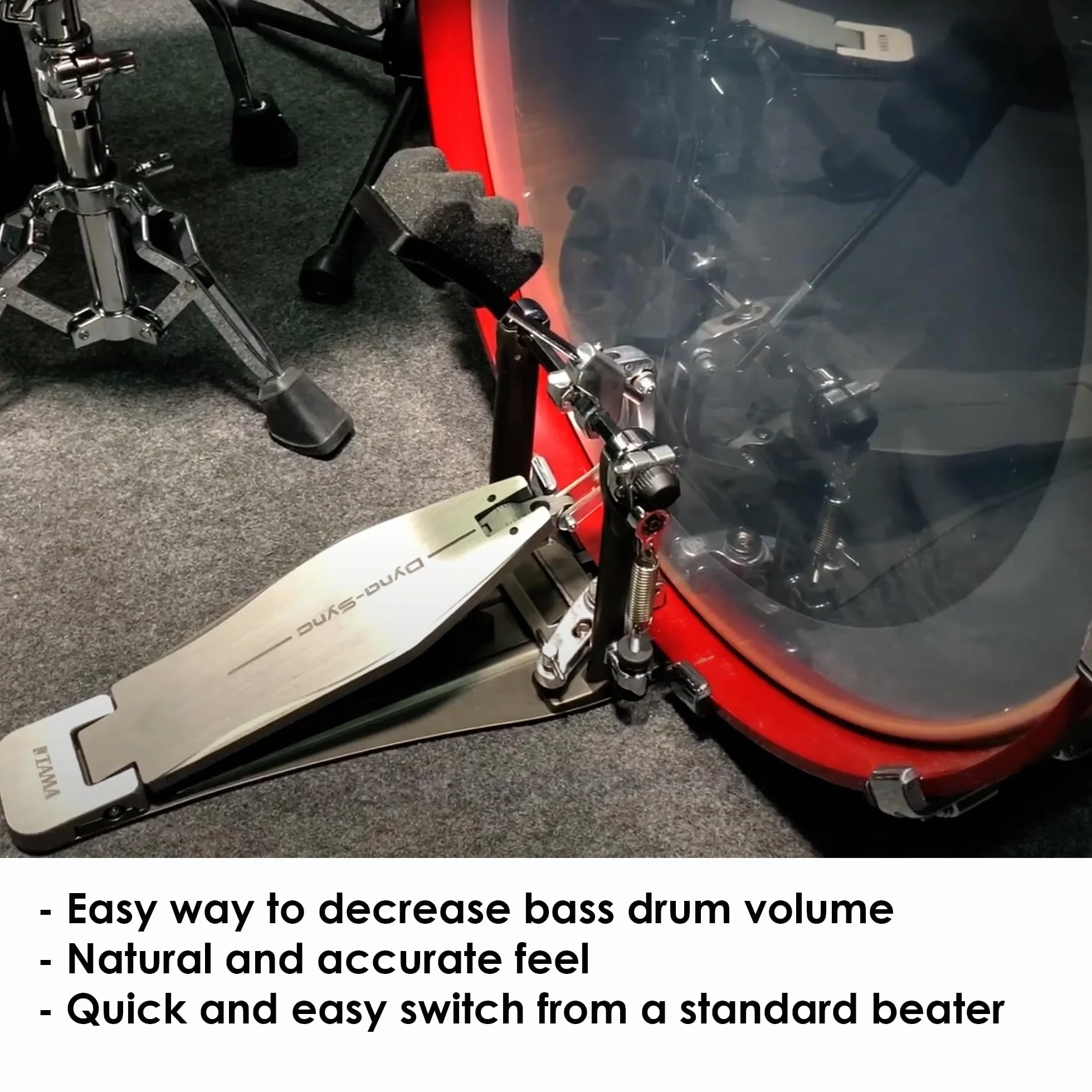 Tama BSQ5S Half Soft Sound Beater - Bijak do bębna basowego