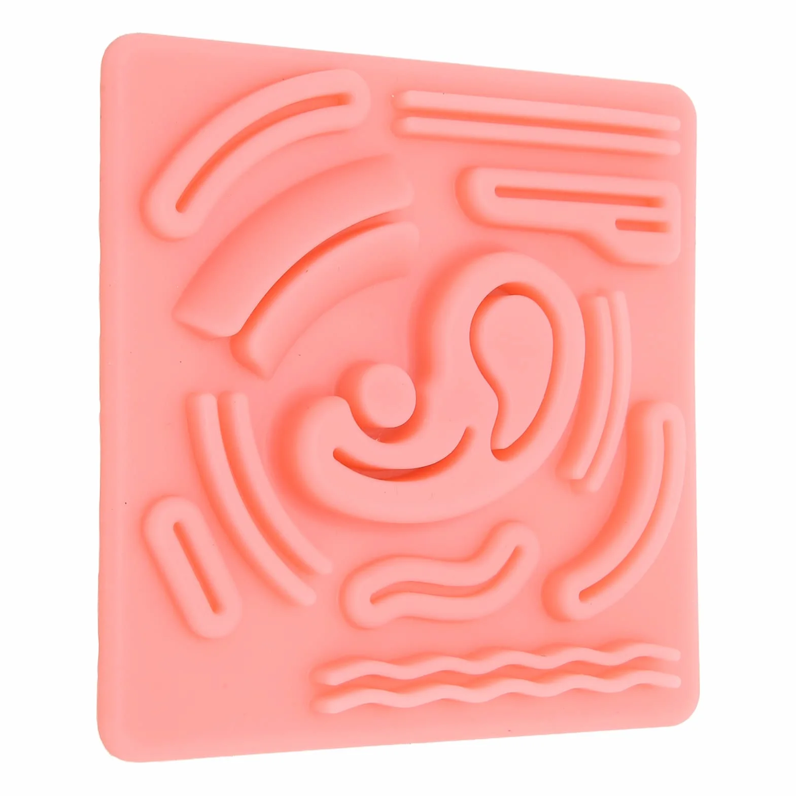 Silikonowa Podkładka do Symulacji Szwów Laparoskopowych 3D Podkładka do Szwów Laparoskopowych z Wstępnie Naciętymi Ranami do Wiązania, Szycia i Wycinania ćwiczeń Tkankowych