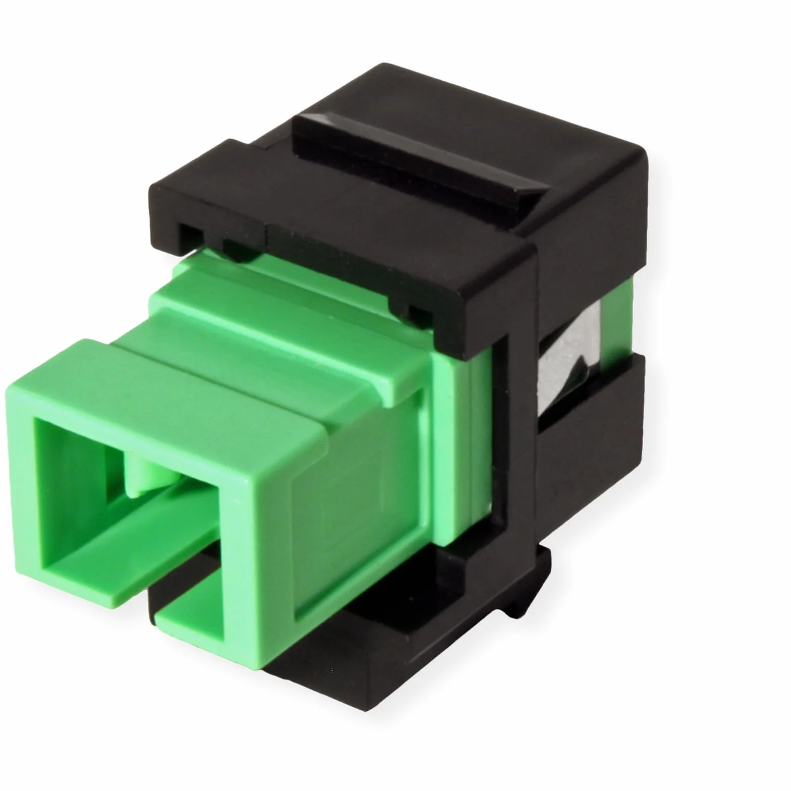 ROLINE Keystone adapter światłowodowy SC/SC Simplex, Single Mode, OS2, APC