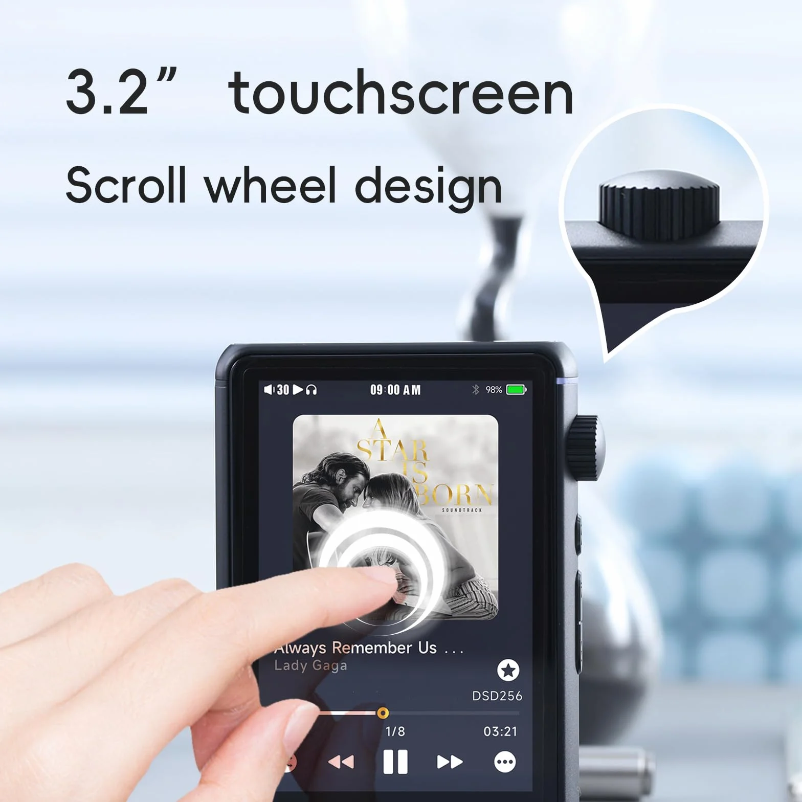 HiBy R3 II 2025 odtwarzacz Hi-Res Audio - podwójne chipy DAC, dekodowanie MQA, odtwarzacz Qobuz/Tidal z Bluetooth 5.1, porty 3.5mm SE/4.4mm BAL | Możliwość rozszerzenia pamięci do 2TB