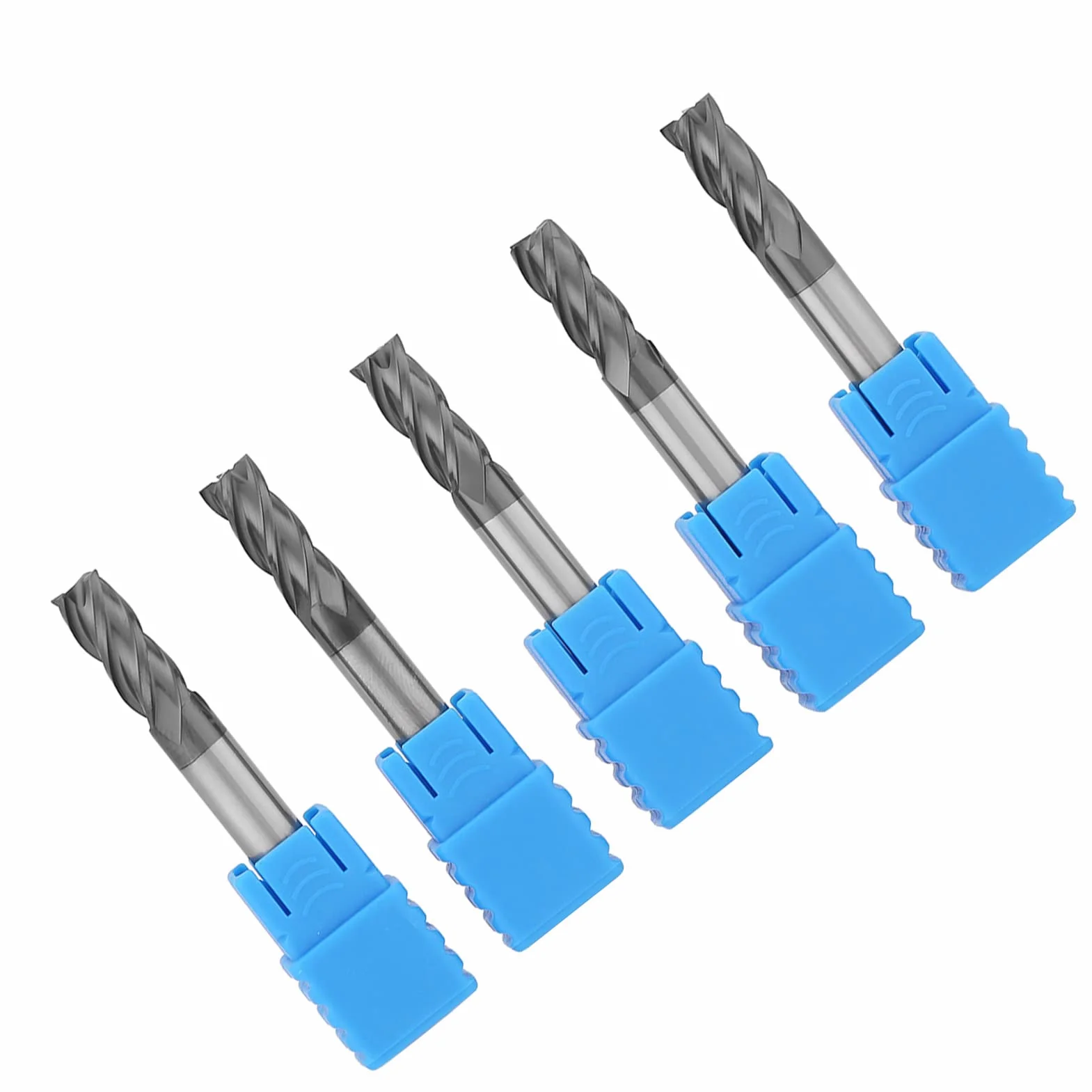 sztuk węglików spiekanych 4 flet frez trzpieniowy CNC frezy o średnicy 6mm x 50mm długości