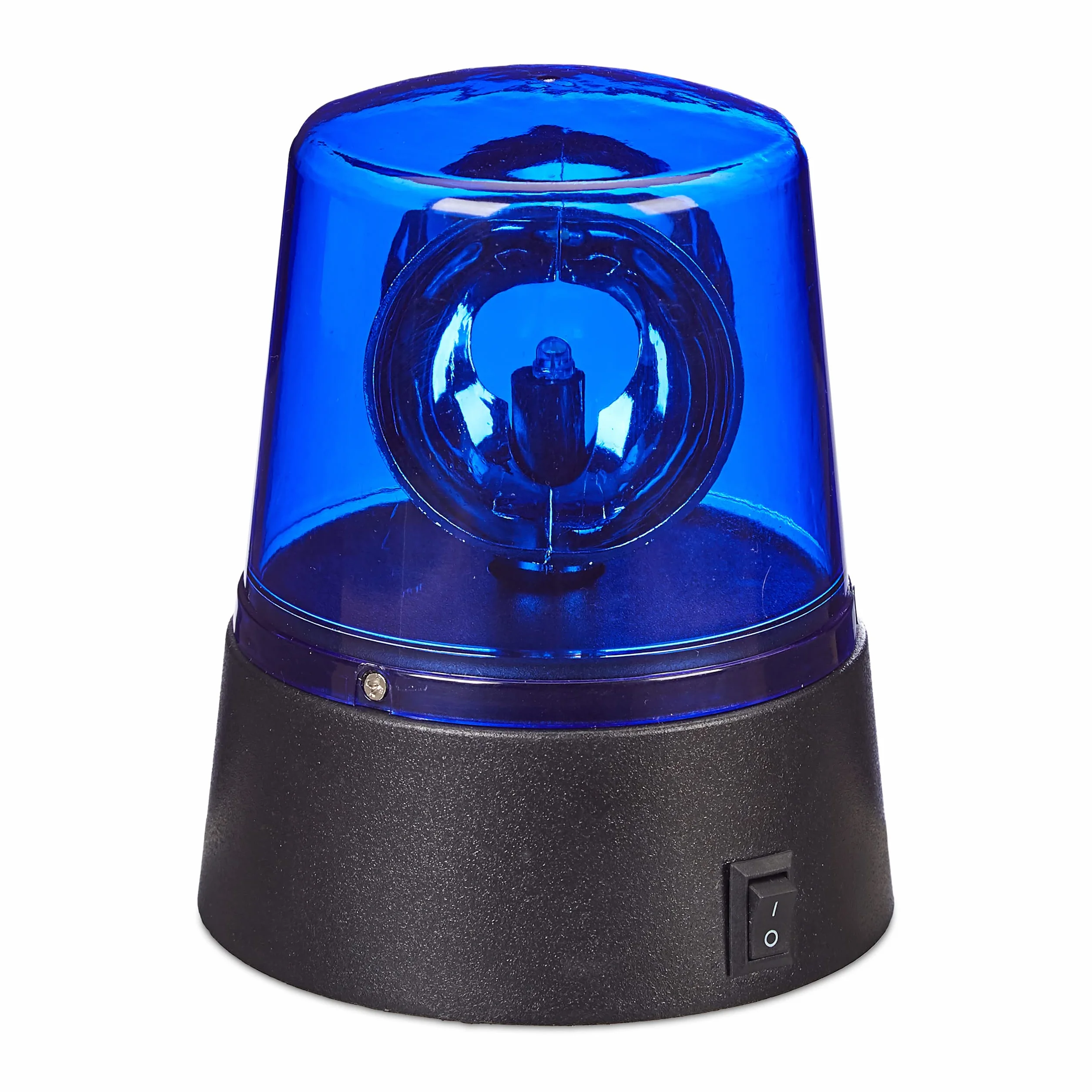 10 x niebieskie światło LED, lampa dookoła z obrotowym reflektorem, oświetlenie imprezowe do postawienia, zasilanie bateryjne, niebieskie