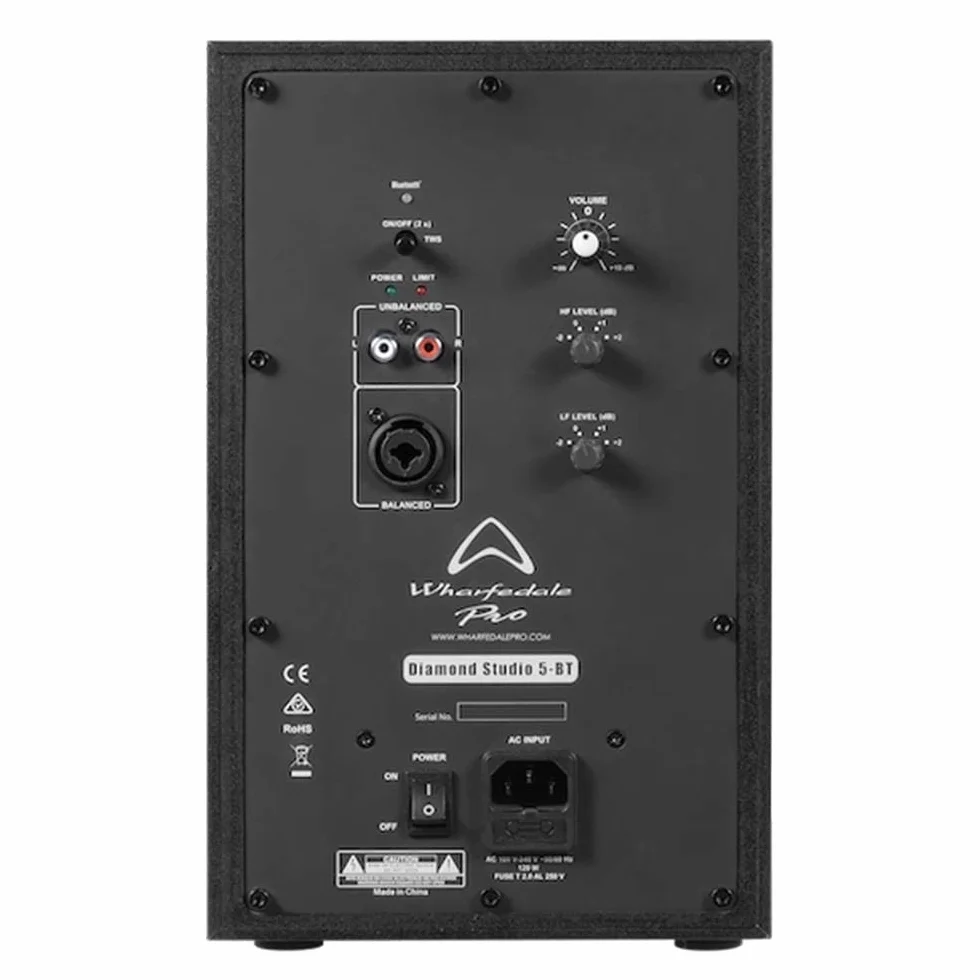 Wharfedale Pro Diamond Studio 5BT aktywny monitor 140 W z Bluetooth, czarny