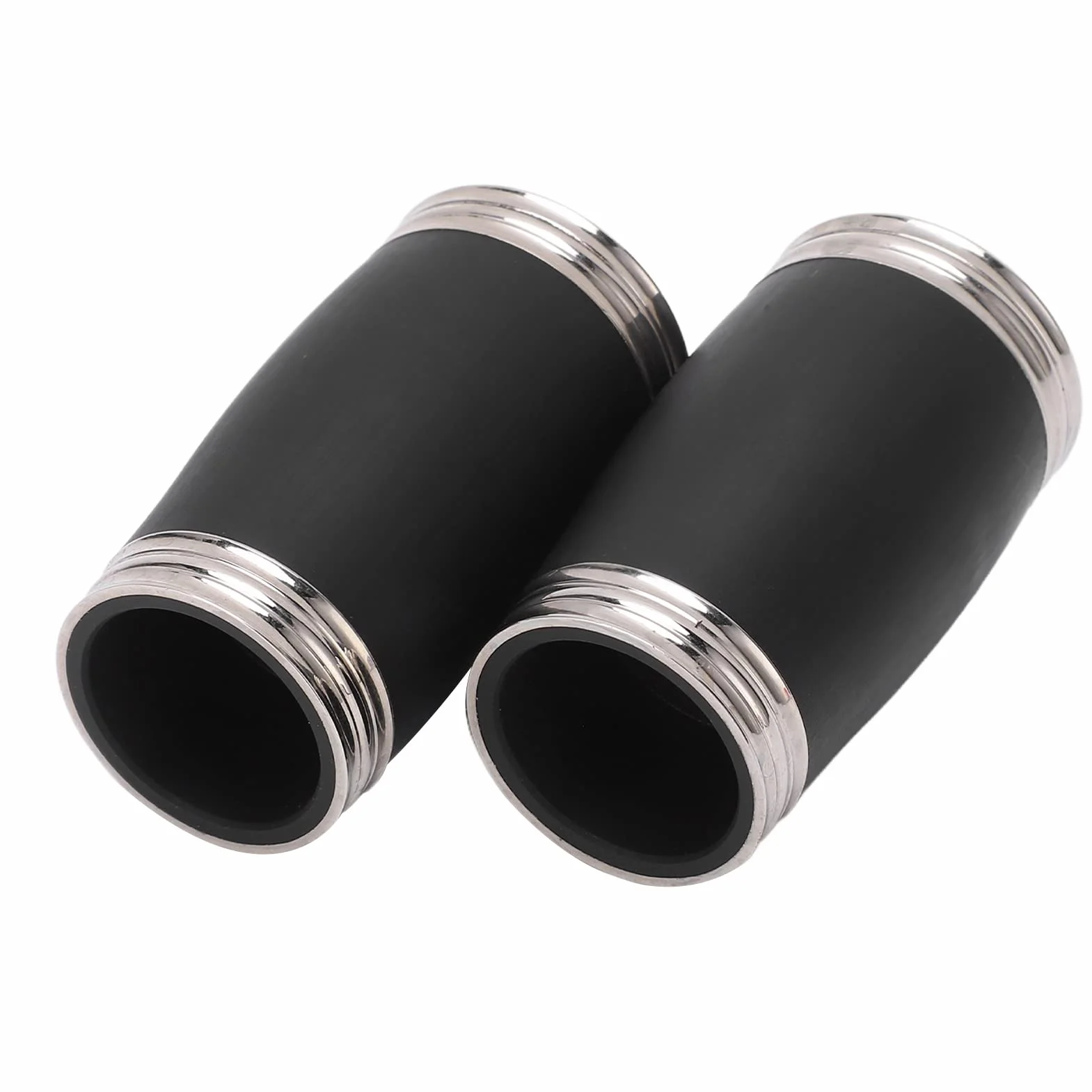 CHICIRIS 2 szt. Tubka do Strojenia Klarnetu, Bb Treble Pitch Pipe Akcesoria Zamienne do Bębna Klarnetu 58 Mm, z Metalem i Tworzywem Sztucznym, Ostrości i Intonacji Tonu
