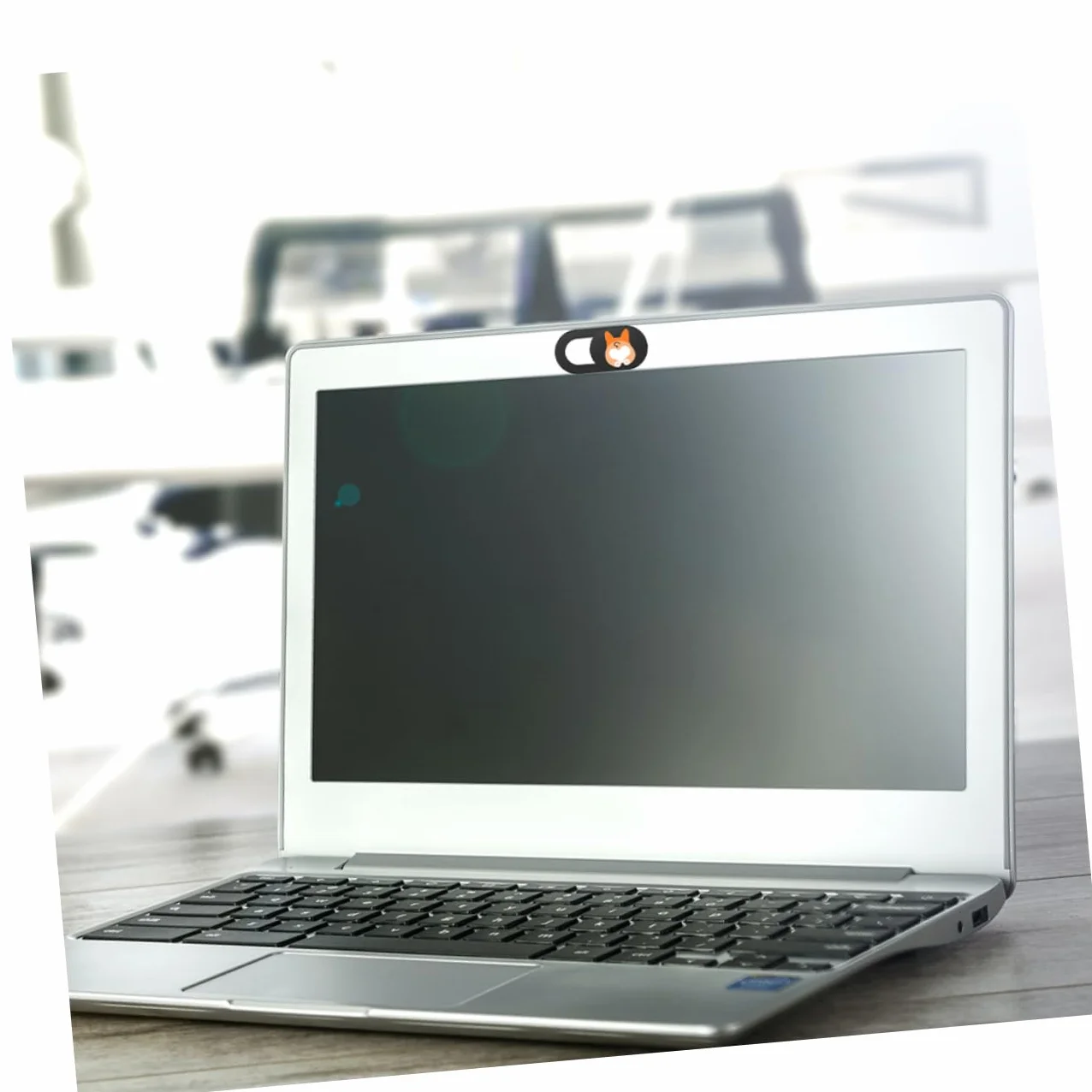 3kawałki Osłona Kamery Internetowej Szt z Unikalnym Wzorem Psa Przesuwna Pokrywa Do Laptopa i Tabletu Uniwersalna Osłona Prywatności Materiał Dekoracyjny Design Cienka i