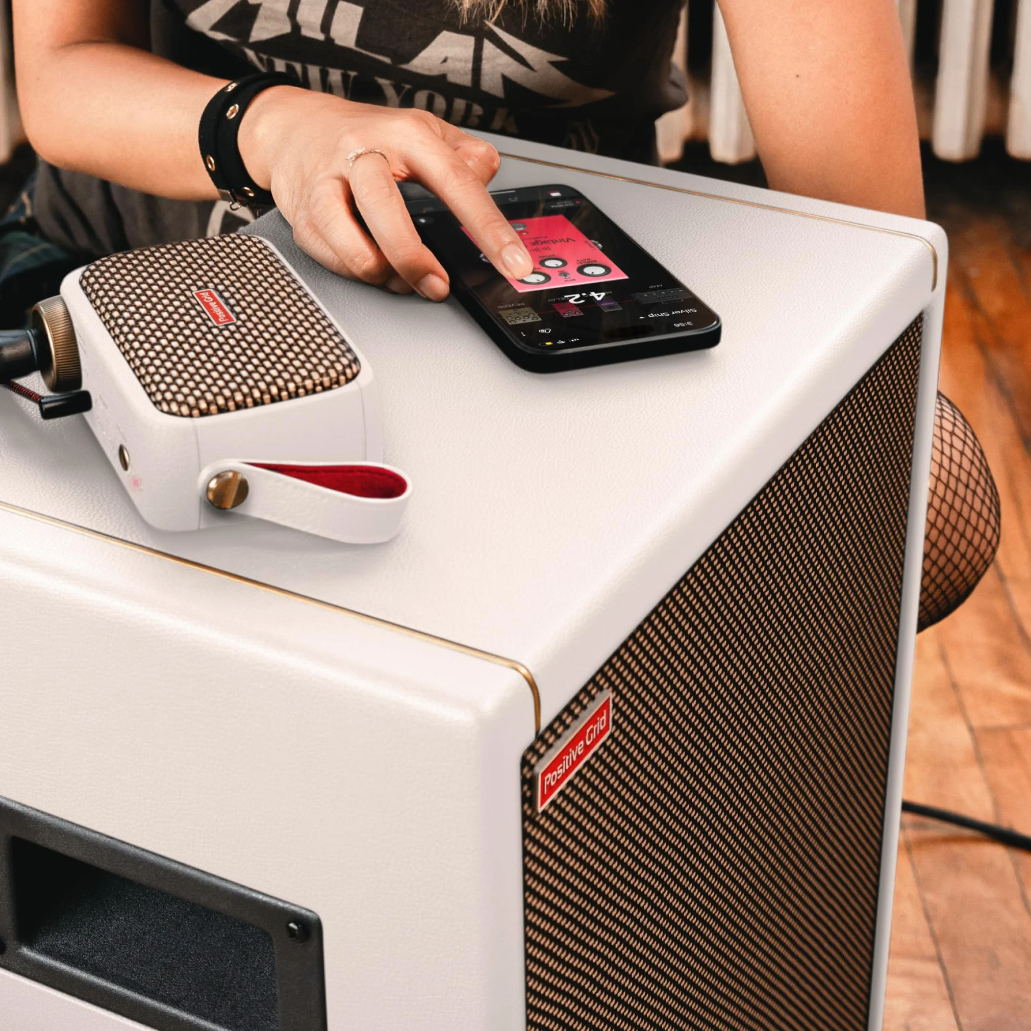 Positive Grid Spark CAB Zasilany wzmacniaczem gitarowym, szafka głośnikowa do wzmacniaczy serii Spark, wielu instrumentów, modelarzy i nie tylko – Pearl