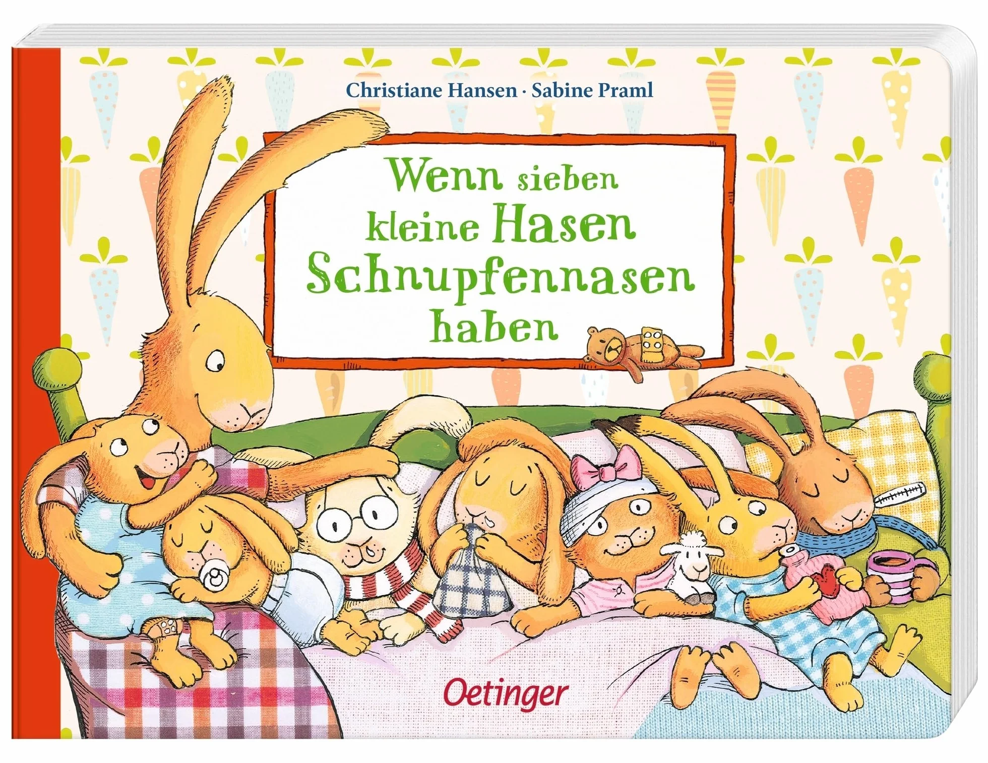 Wenn sieben kleine Hasen Schnupfennasen haben: Tröstende Bilderbuch-Geschichte für kränkelnde Kinder ab 2 Jahren: 5